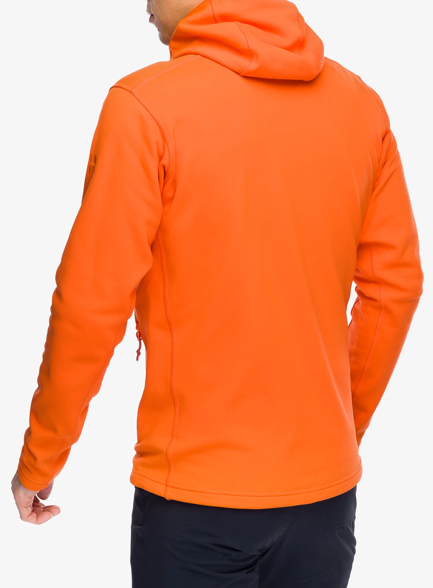 Dukserica od flisa Haglofs Rosson Mid Hood - blaze orange