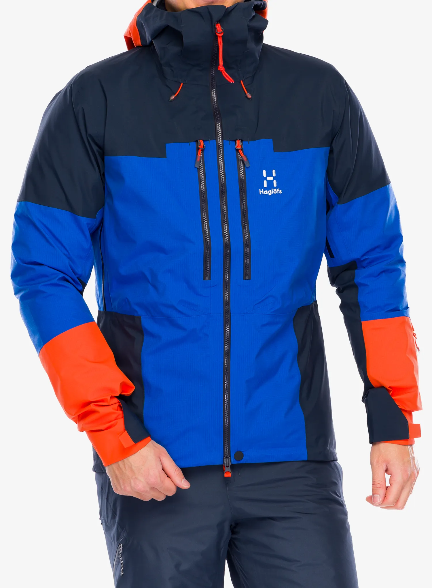 Kišna jakna Haglofs Spitz GTX Pro Jacket - electric blue/tarn blue