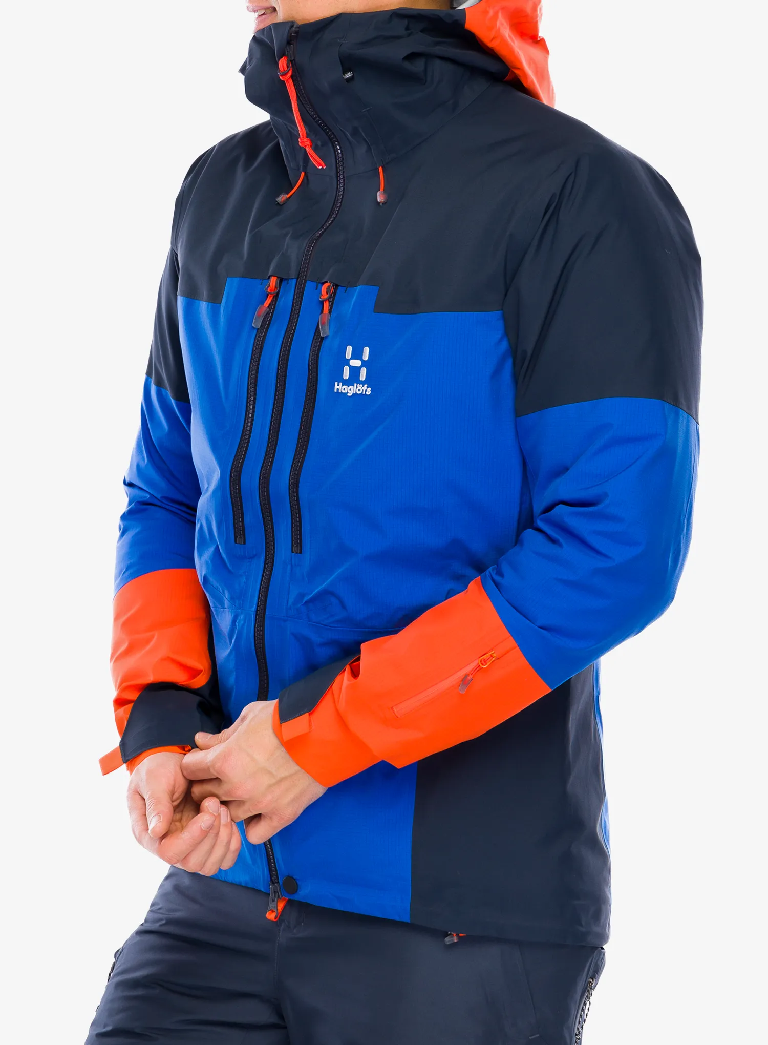 Kišna jakna Haglofs Spitz GTX Pro Jacket - electric blue/tarn blue