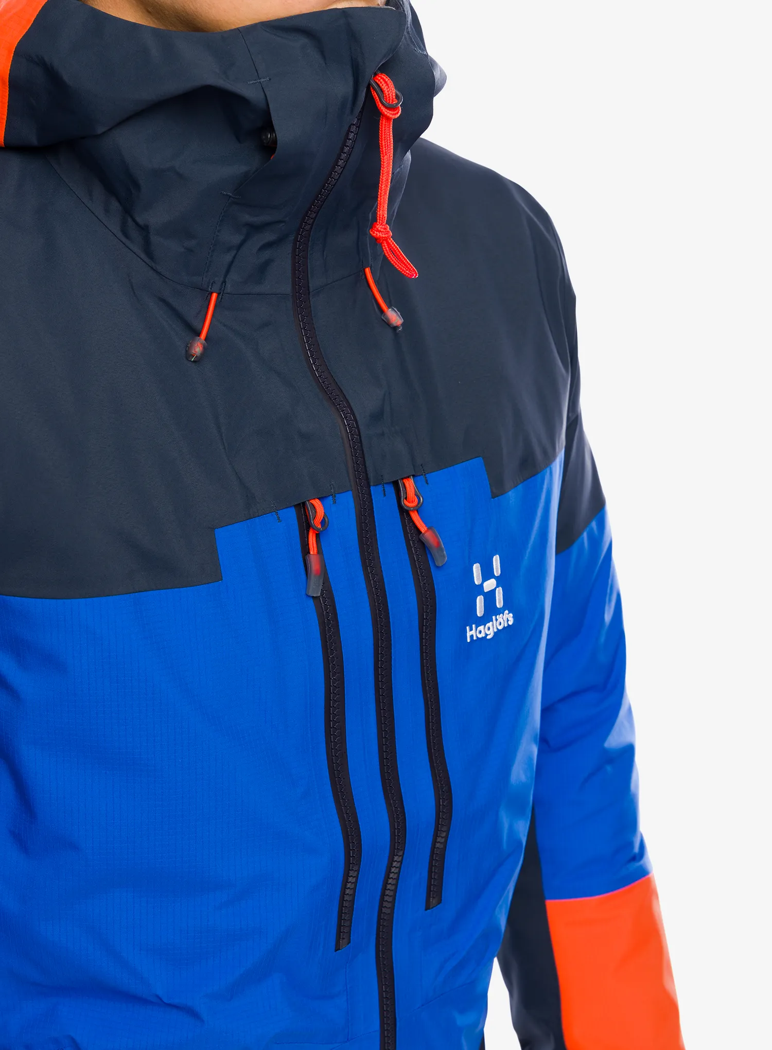 Kišna jakna Haglofs Spitz GTX Pro Jacket - electric blue/tarn blue