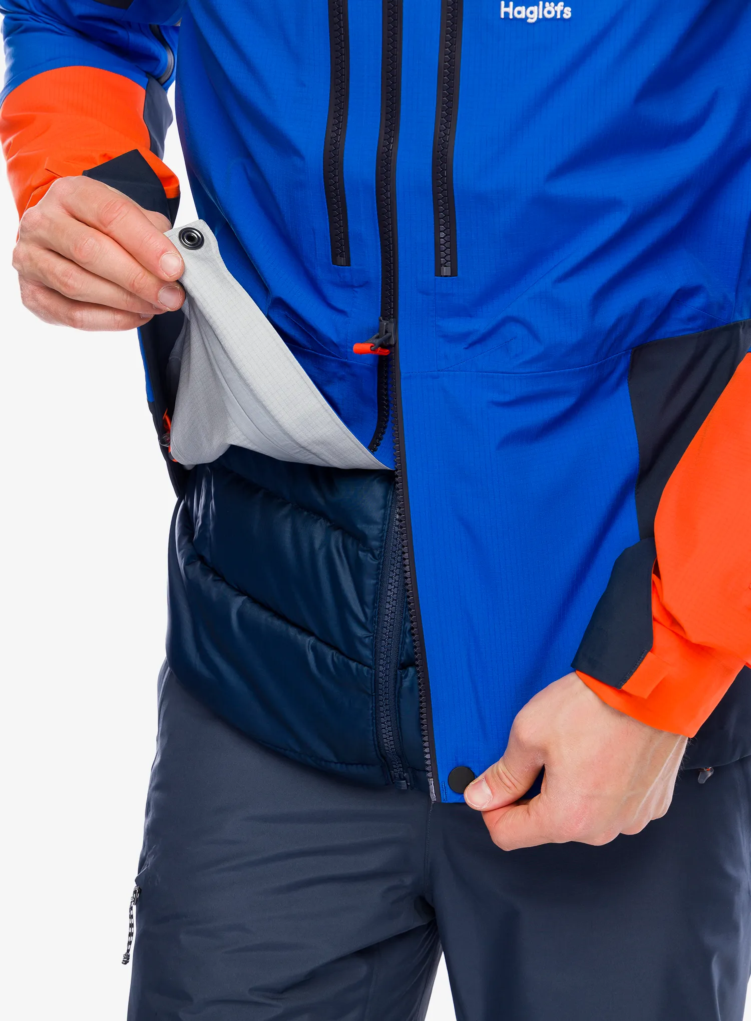 Kišna jakna Haglofs Spitz GTX Pro Jacket - electric blue/tarn blue
