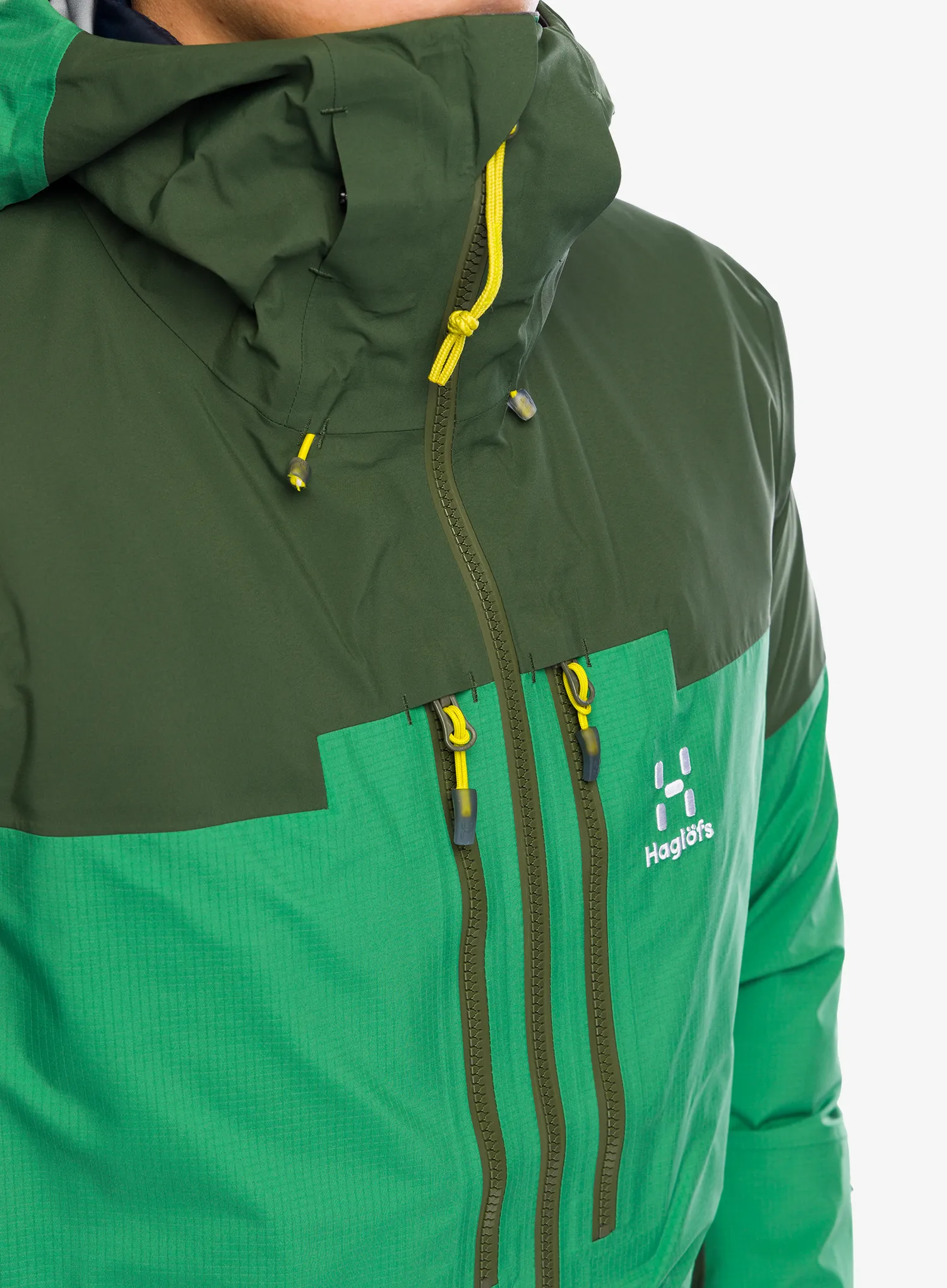 GORE TEX jakna Haglofs Spitz GTX Pro Jacket - seaweed green/dk jelly green