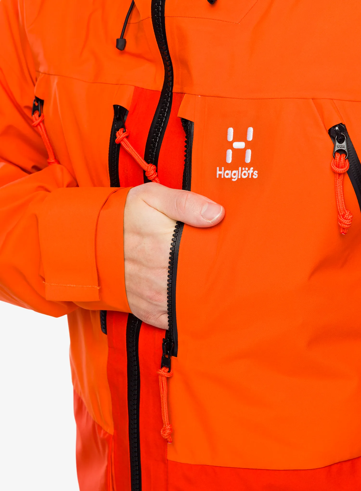 Kišna jakna Haglofs Vassi GTX Jacket - blaze orange/habanero
