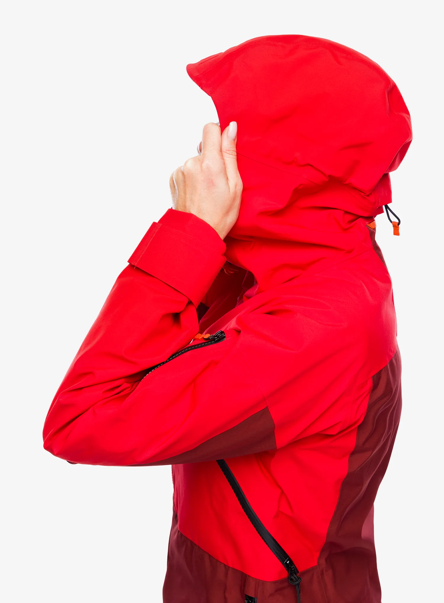 Ženska jakna s membranom Haglofs Vassi GTX Jacket - bright red/carmine red