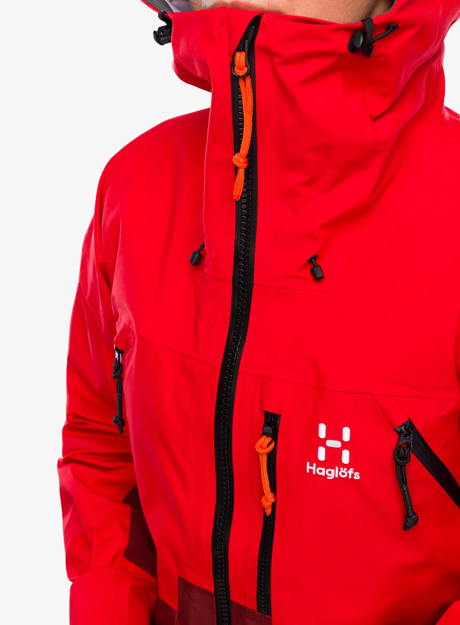 Ženska jakna s membranom Haglofs Vassi GTX Jacket - bright red/carmine red