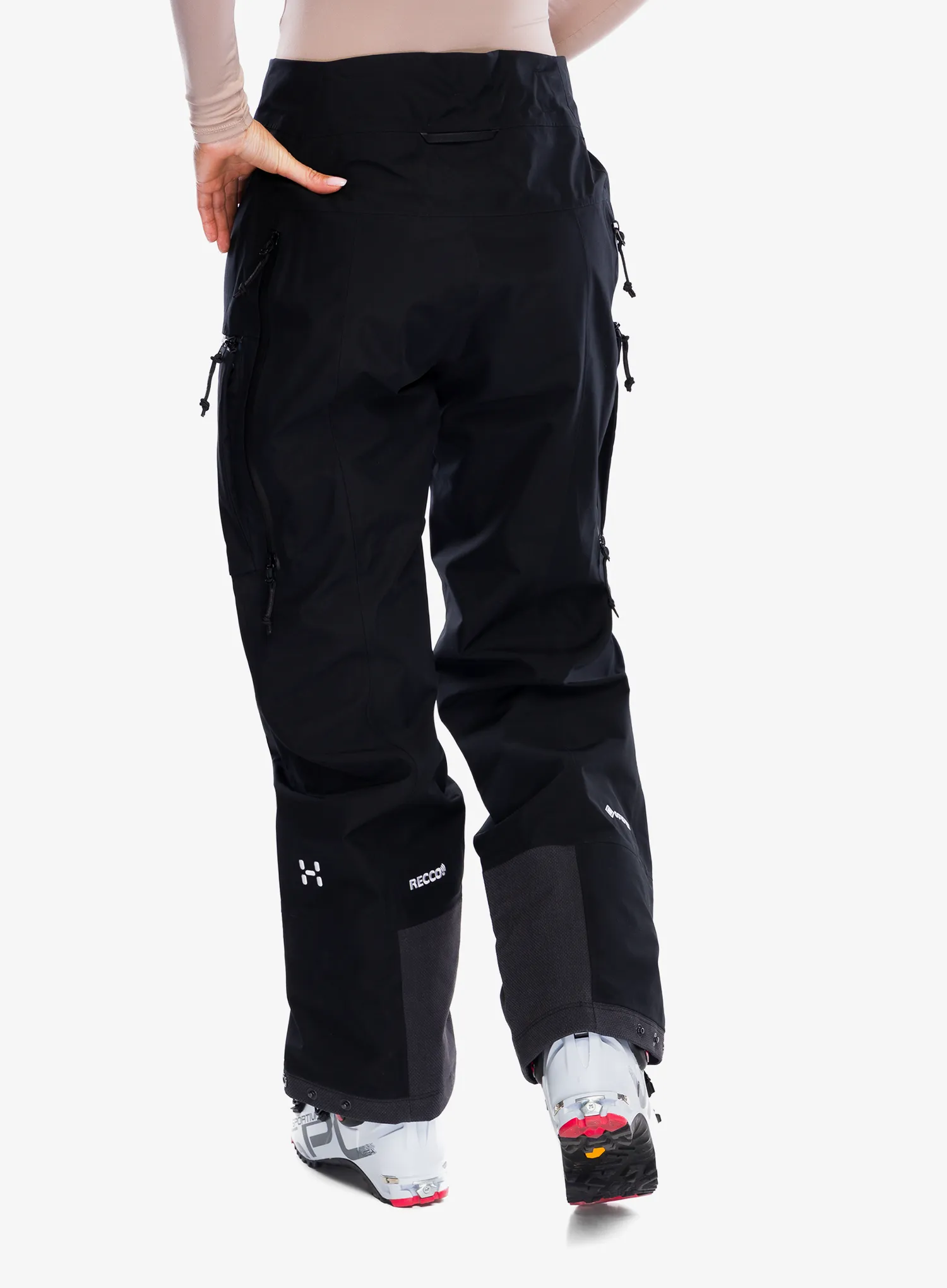 Ženske skijaške hlače Haglofs Vassi GTX Pant - true black