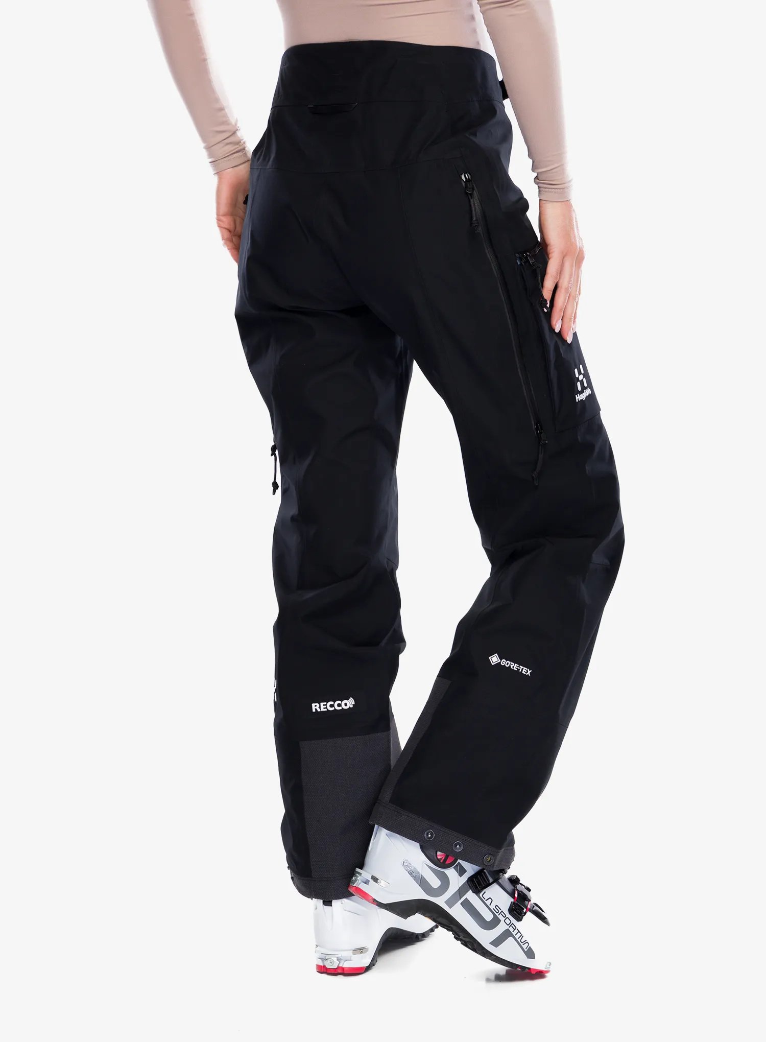 Ženske skijaške hlače Haglofs Vassi GTX Pant - true black
