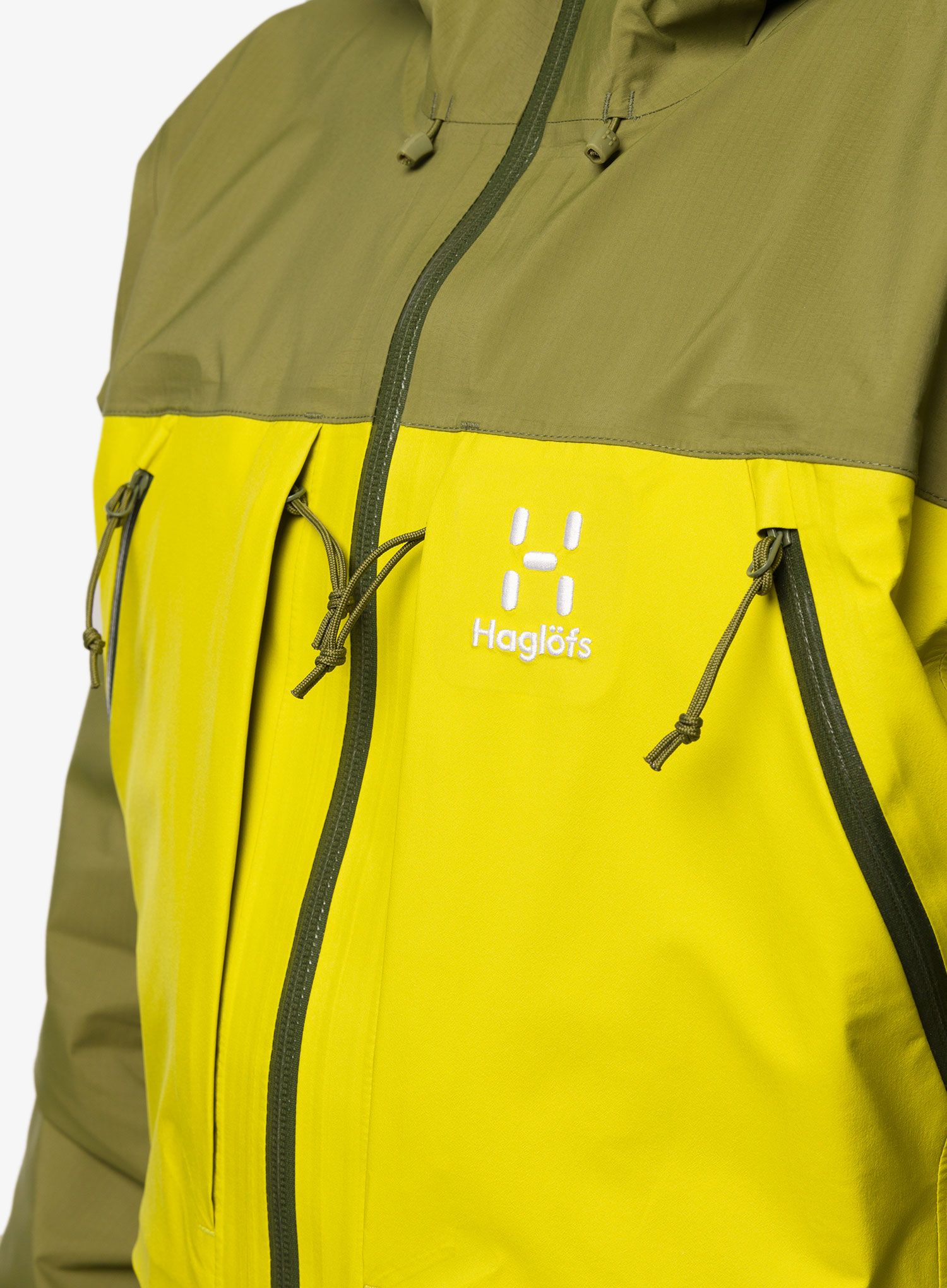 Jakna za turno skijanje Haglofs Vassi Touring GTX Jacket - aurora/olive green