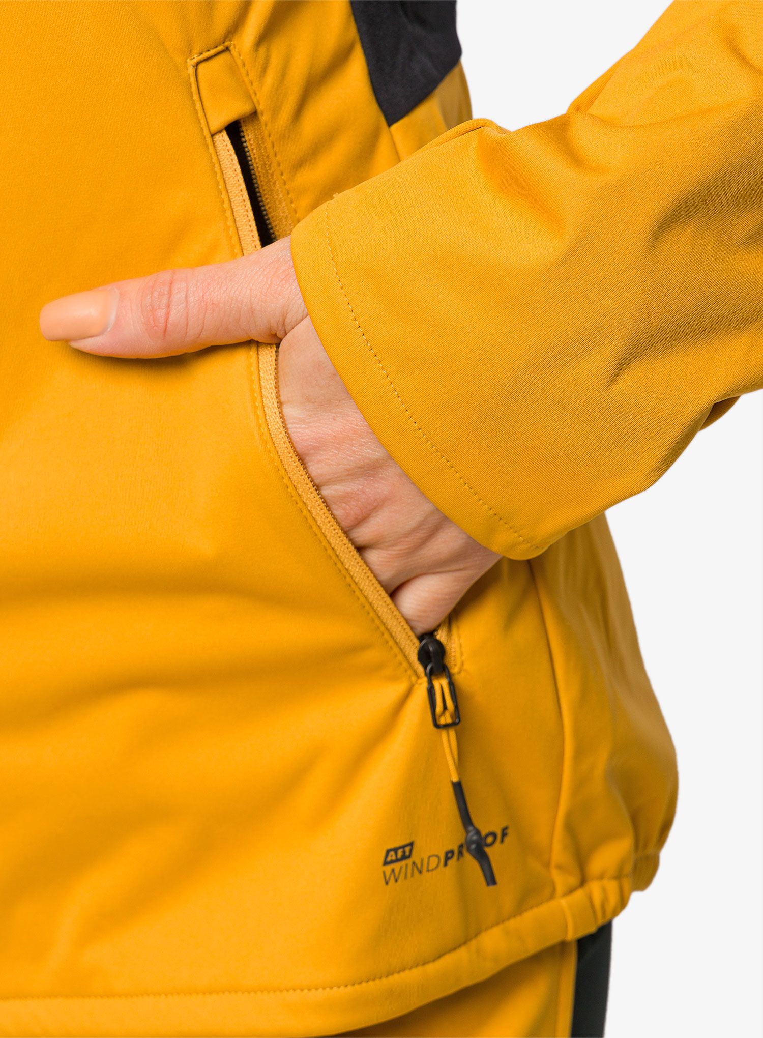 Ženska softshell jakna Hannah Alison - golden yellow/anthracite