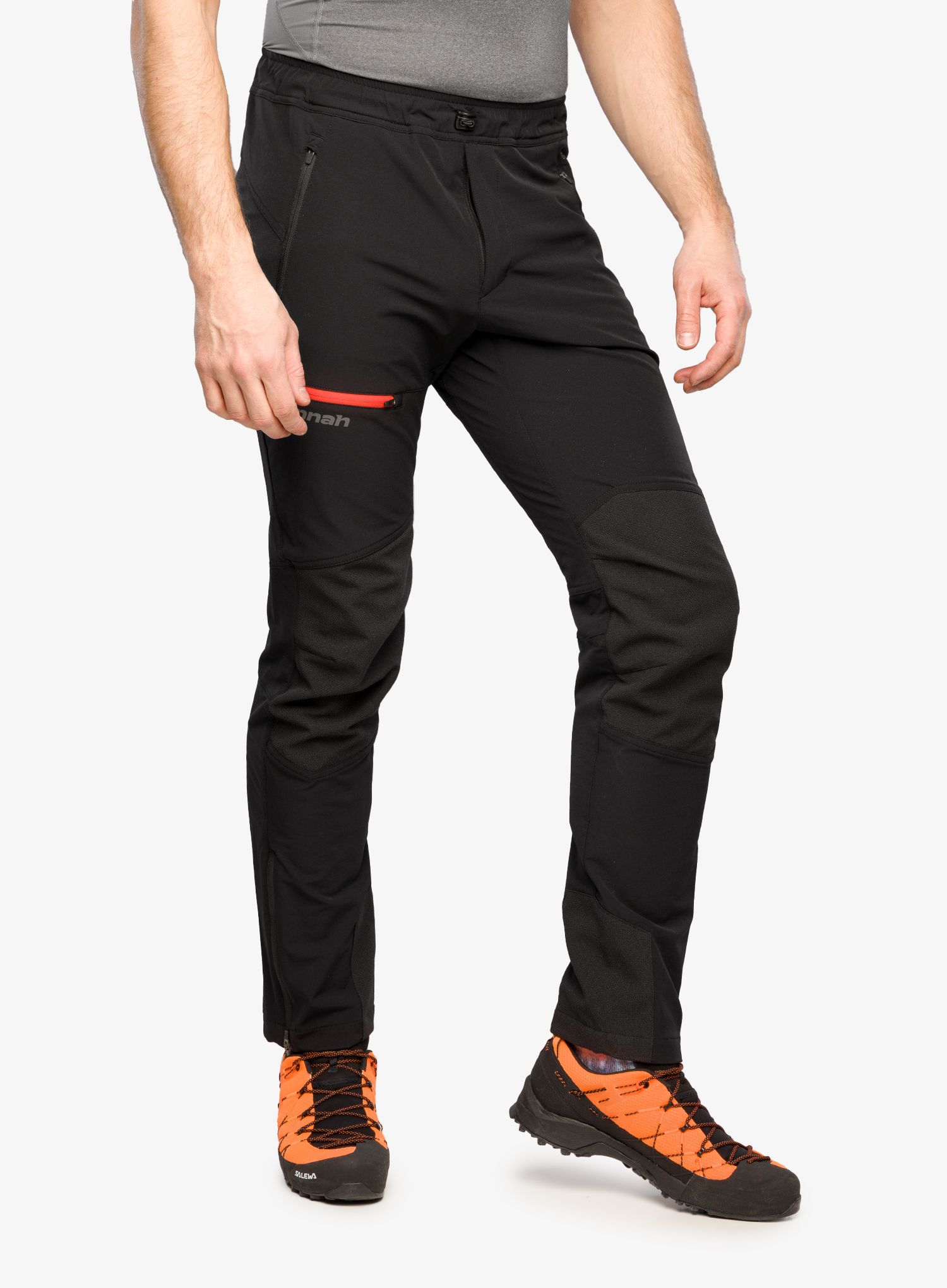 Muške softshell hlače Hannah Claim II - anthracite red