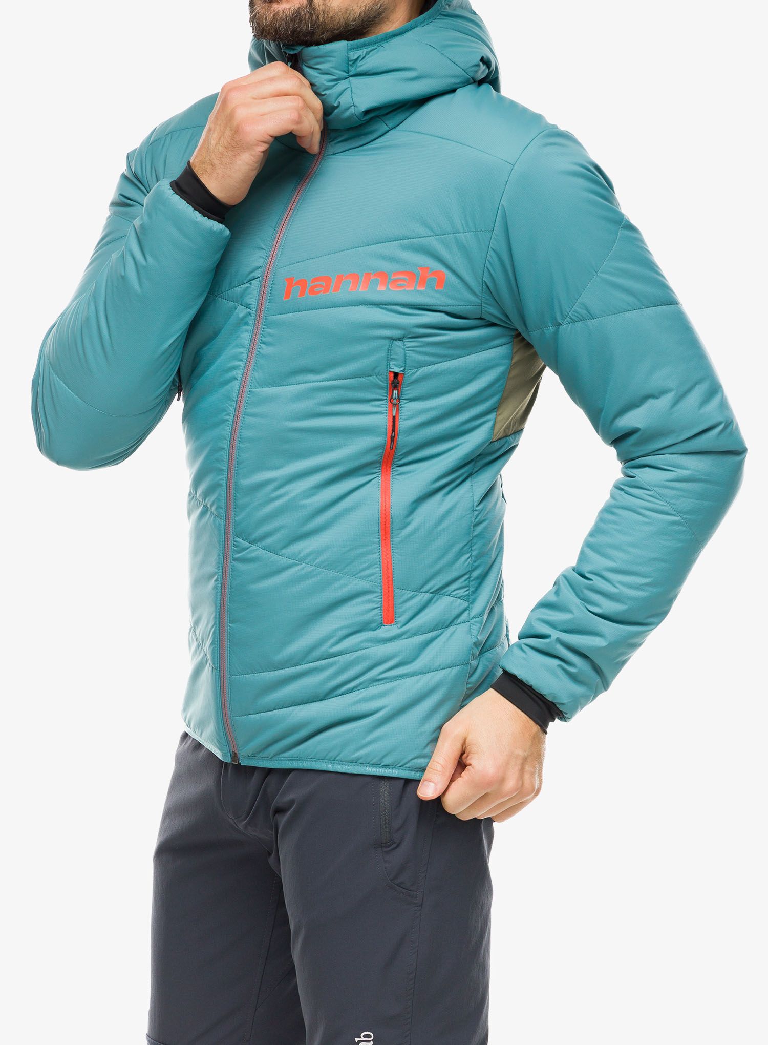 Jakna s postavom Hannah Gabber Hoody - brittany blue