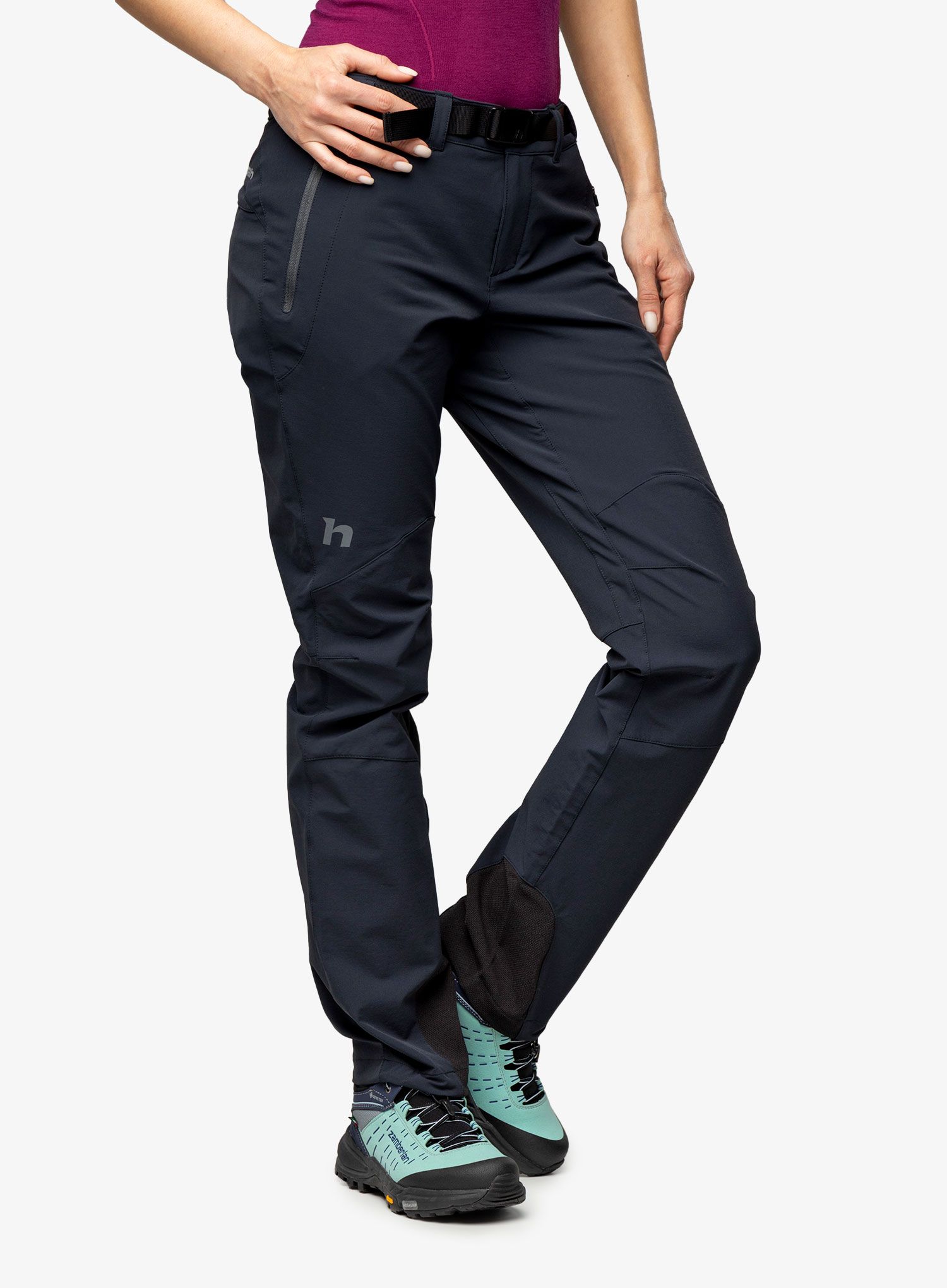 Ženske softshell hlače Hannah Garwynet - anthracite II