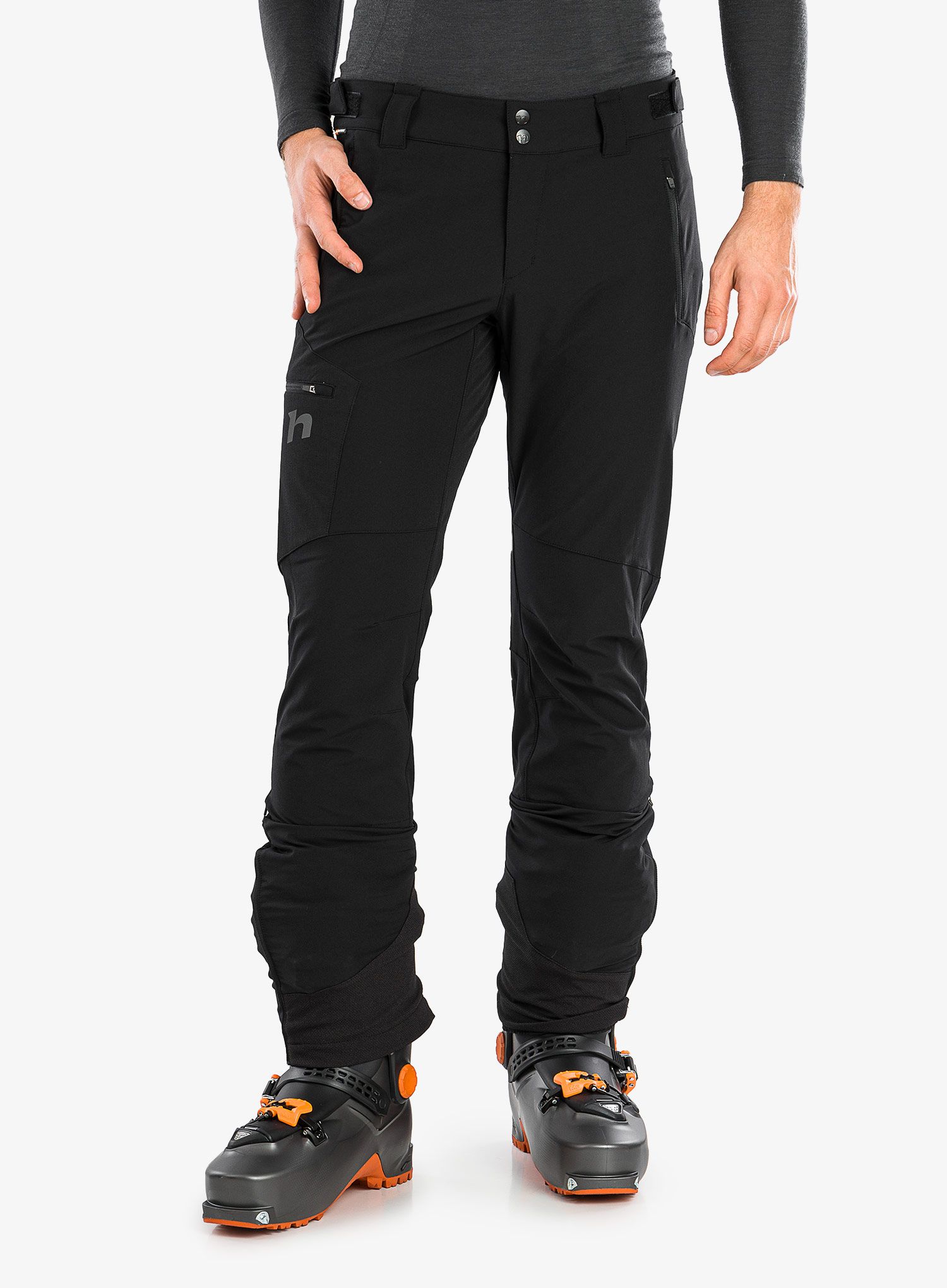 Softshell hlače Hannah Huntley - anthracite II