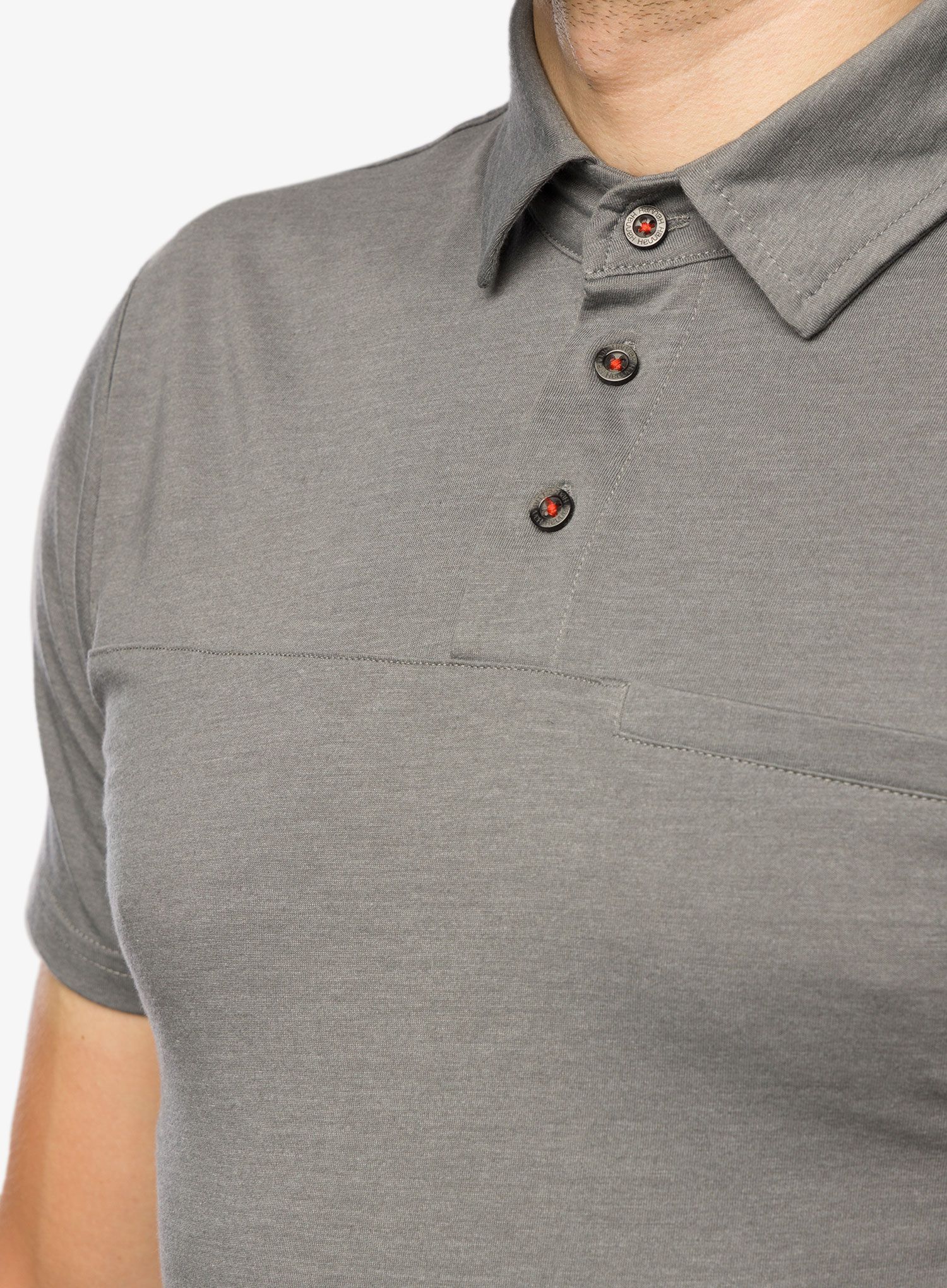 Polo majica Hannah Kajan - steel grey mel
