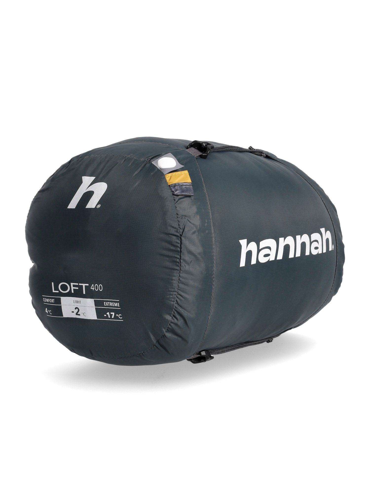 Perjana vreća za spavanje Hannah Loft 400 (185 cm) - ebony