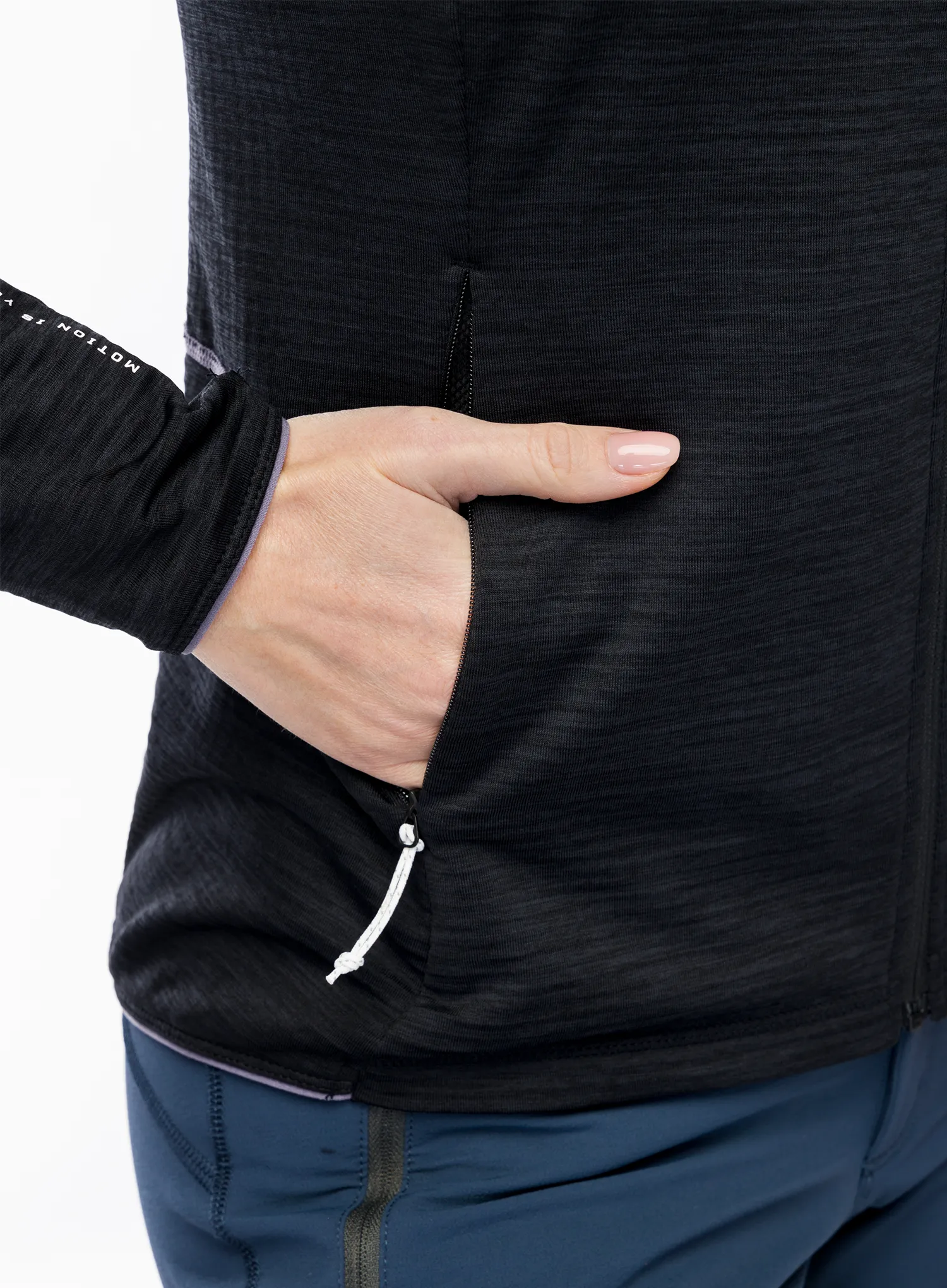 Dukserica s kapuljačom ženska Hannah Meda Hoody - anthracite mel
