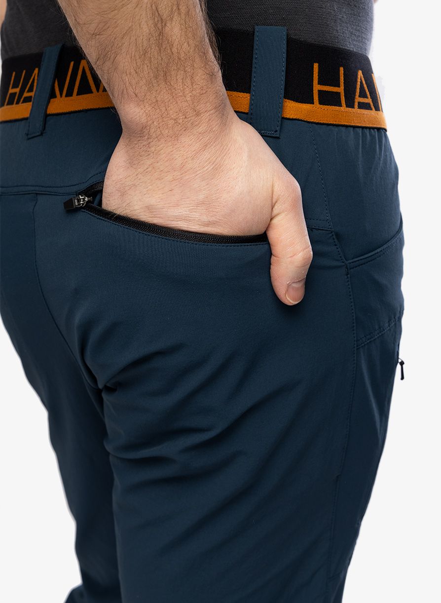 Planinarske hlače Hannah Niguel II - midnight navy/orange