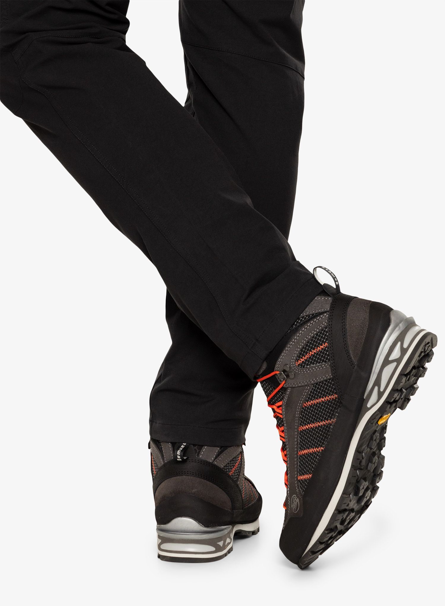 Cipele za poluautomatske dereze Hanwag Makra Combi GTX - asphalt/orange
