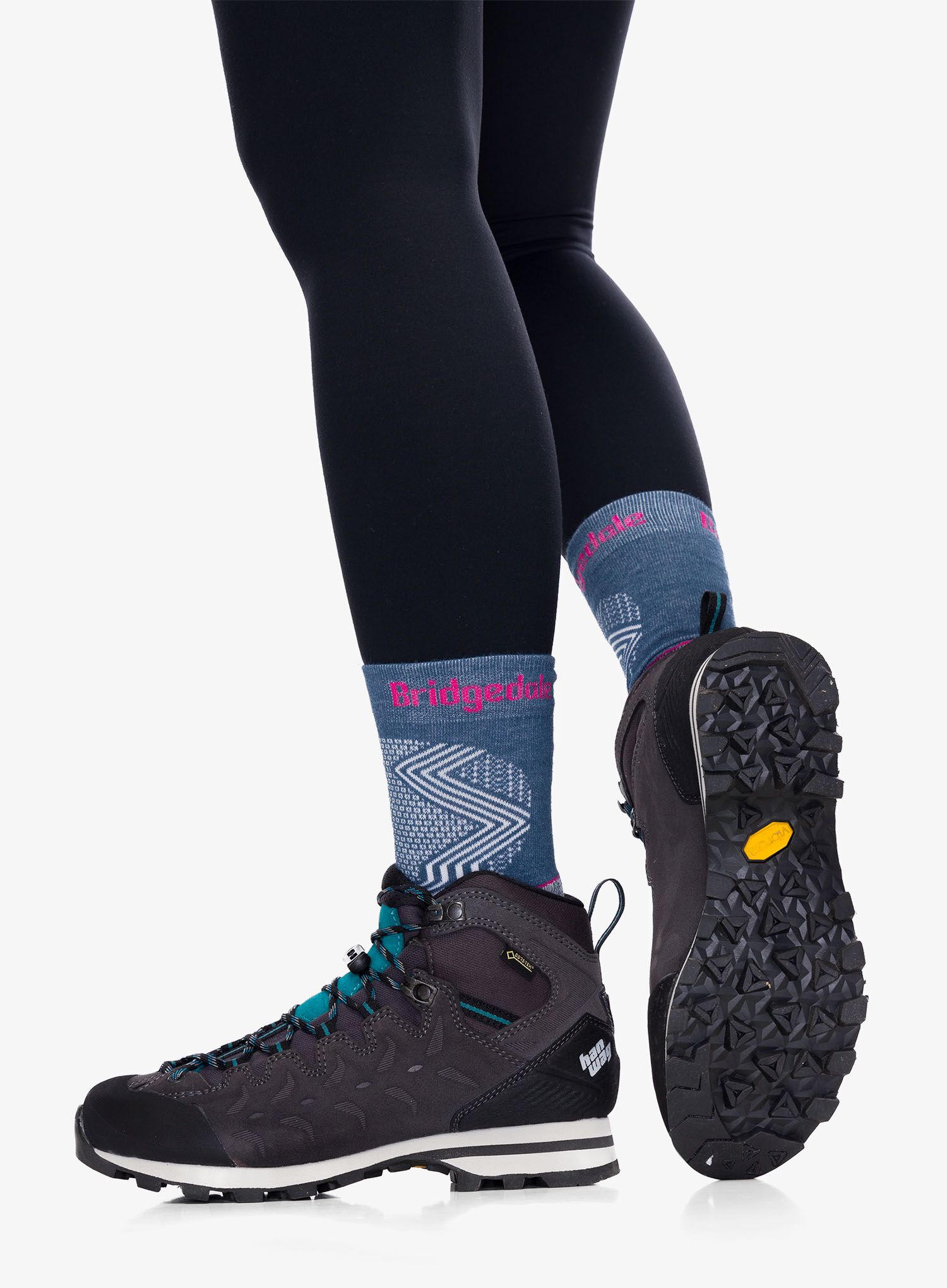 Ženske cipele Hanwag Makra Light GTX - asphalt/bluegreen