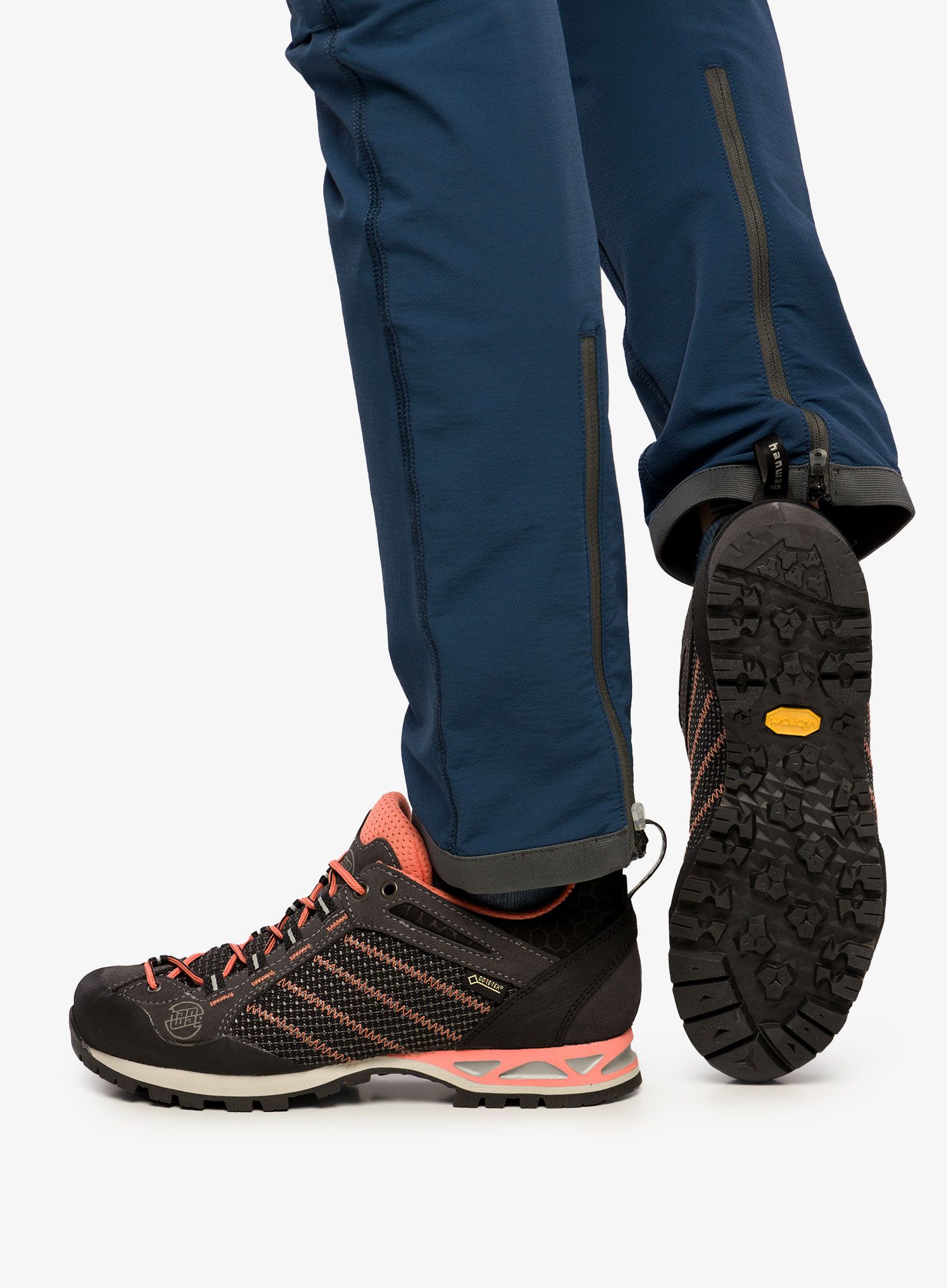 Ženske pristupne cipele Hanwag Makra Low GTX - asphalt/orink