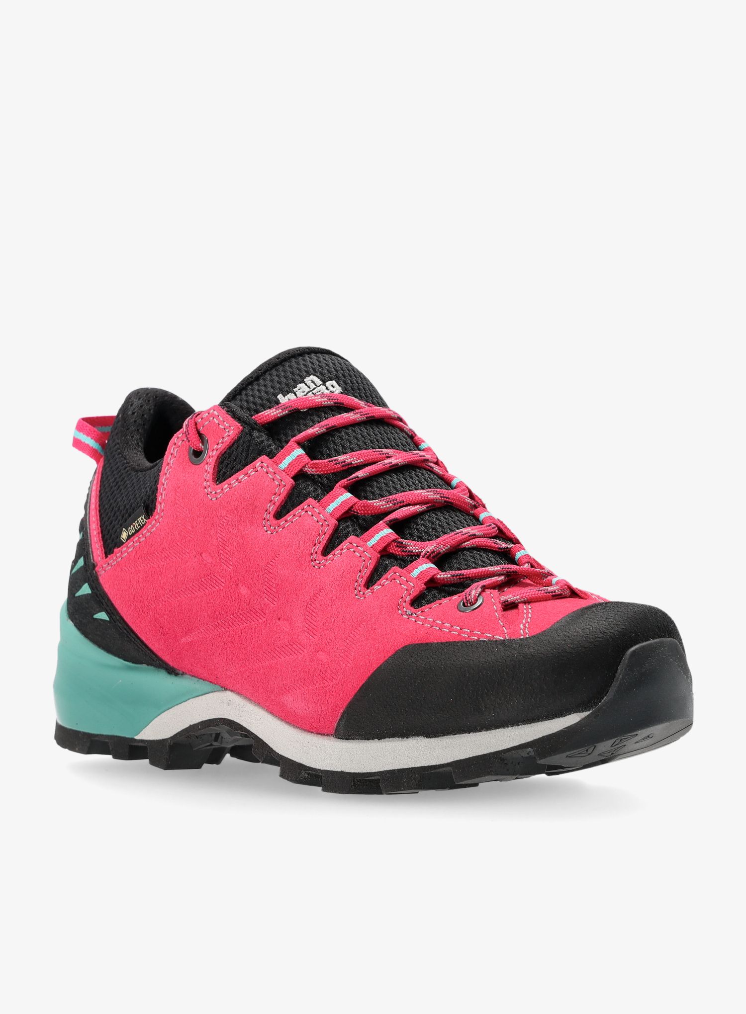 Ženske pristupne cipele Hanwag Makra Pro Low Lady GTX - pink/mint