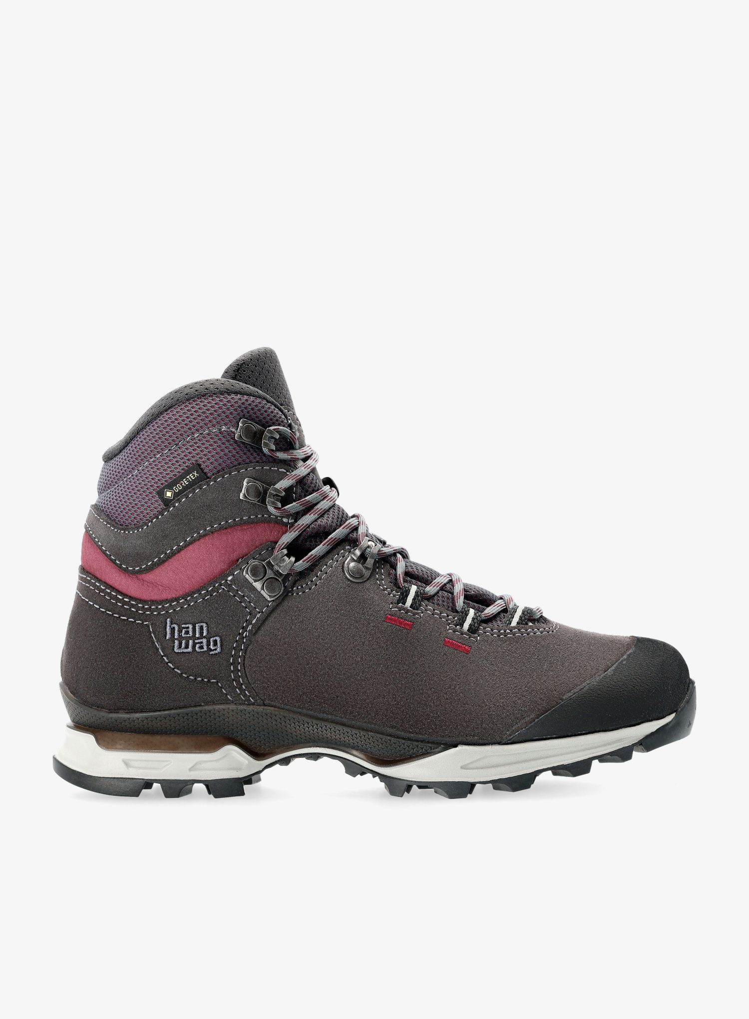 Ženske trekking cipele Hanwag Tatra Light GTX - asphalt/dark garnet