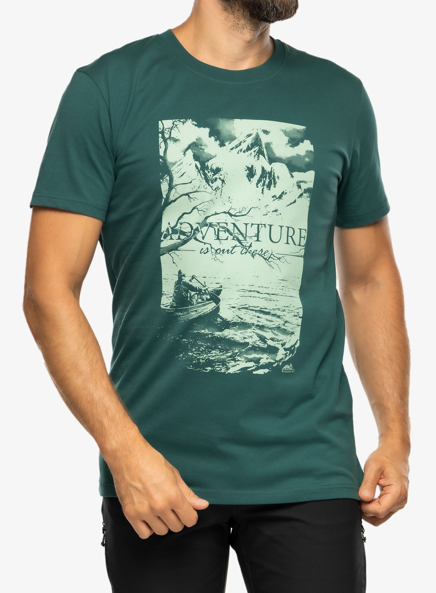 Pamučna majica Helikon-Tex Adventure Is Out There - dark azure