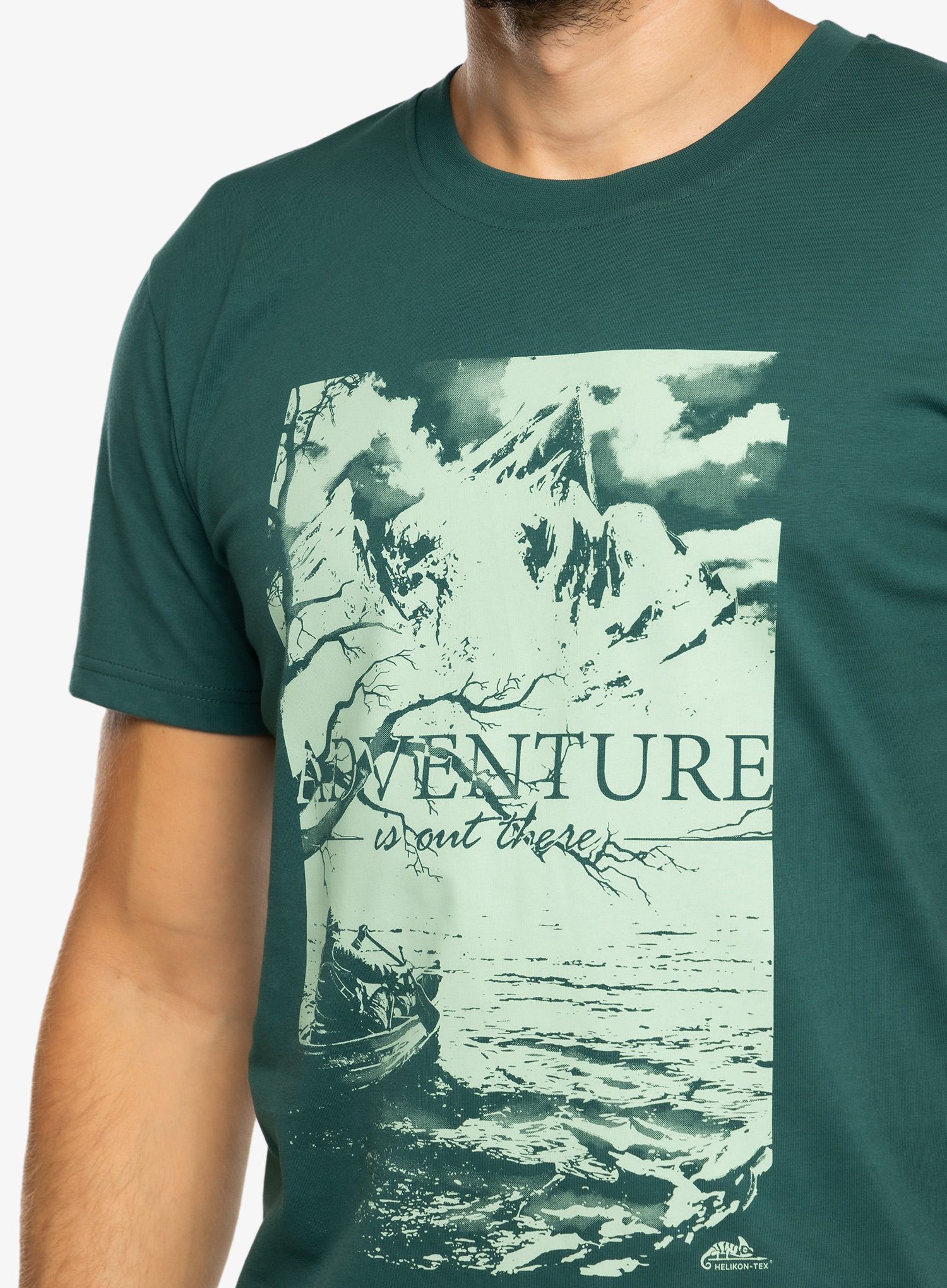 Pamučna majica Helikon-Tex Adventure Is Out There - dark azure
