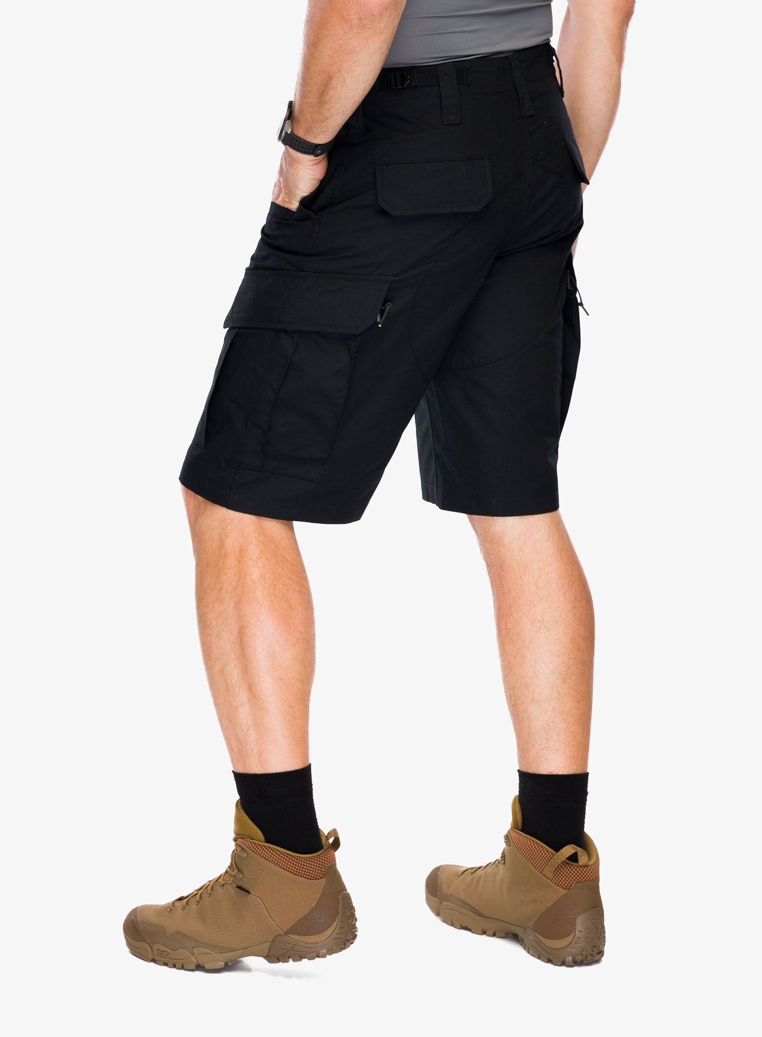 Taktičke kratke hlače Helikon-Tex CPU Shorts PolyCotton Ripstop - blac