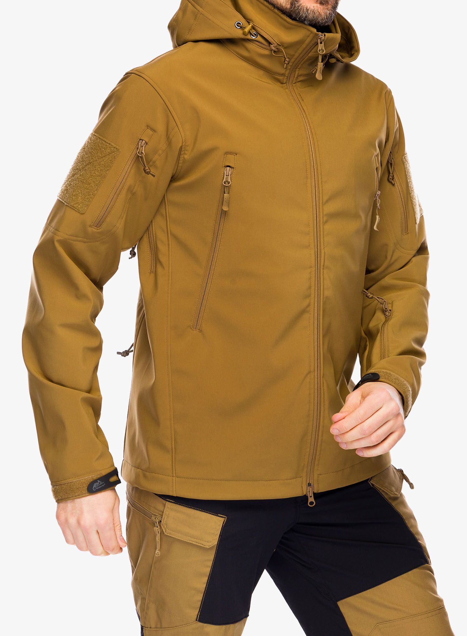 Taktička jakna Helikon-Tex Gunfighter Jacket Shark Skin Windblocker - coyote