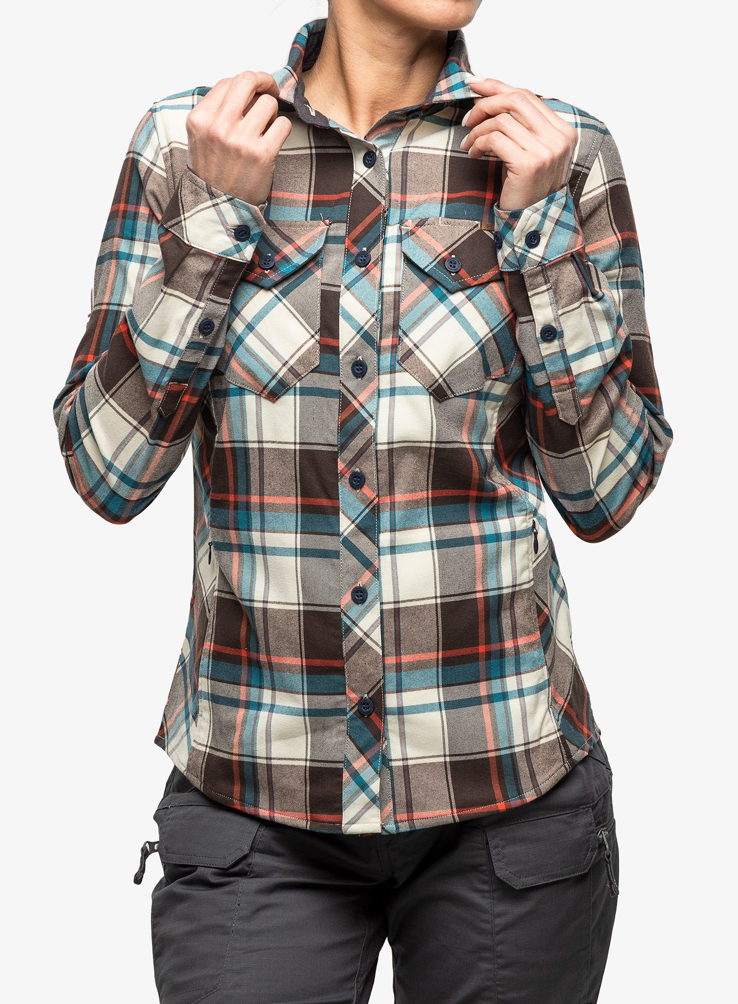 Ženska planinarska košulja Helikon-Tex Marigold Woman's Shirt - foggy
