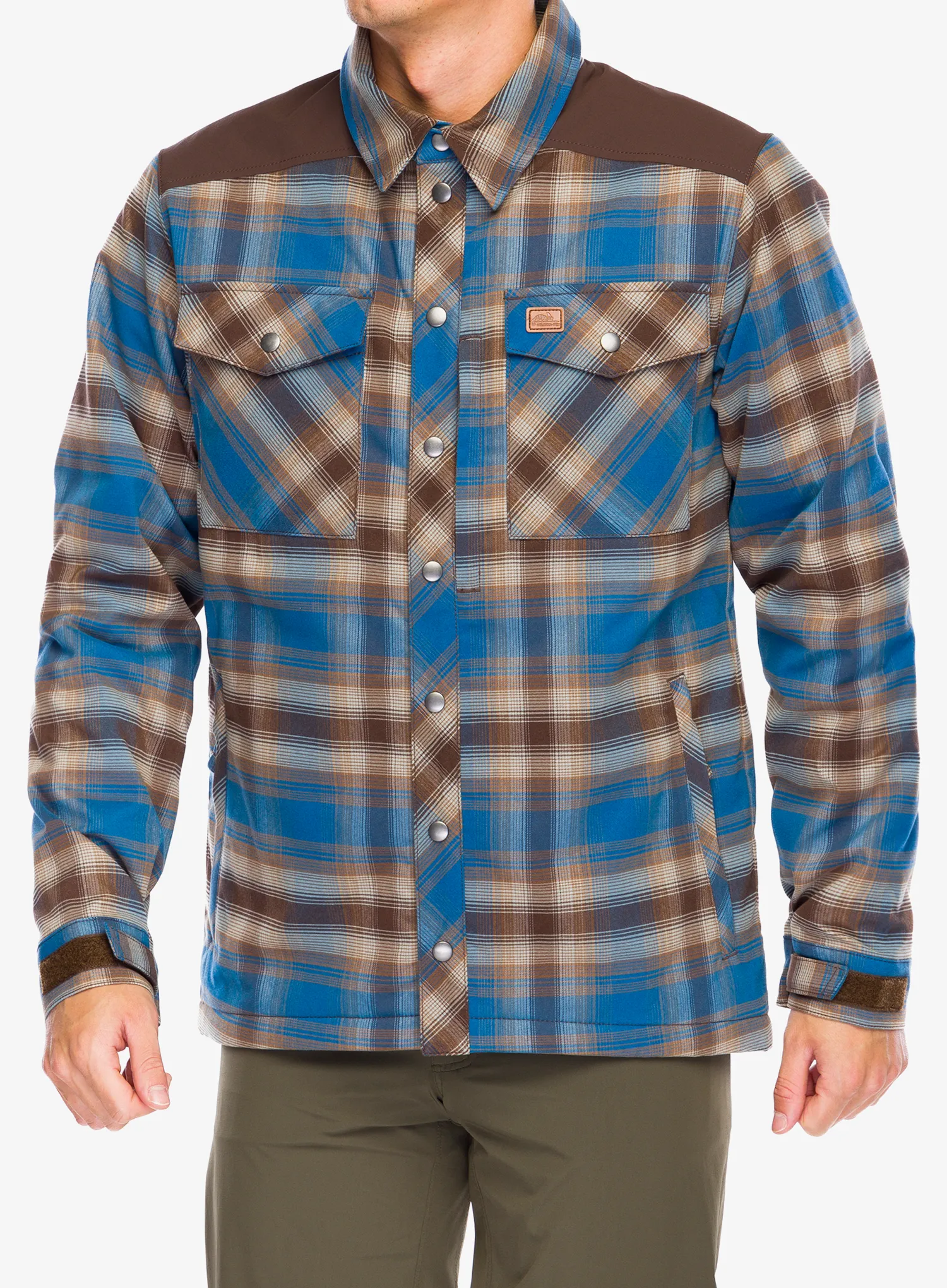 Podstavljena košulja Helikon-Tex Winter Warden Shirt - forest blue plaid