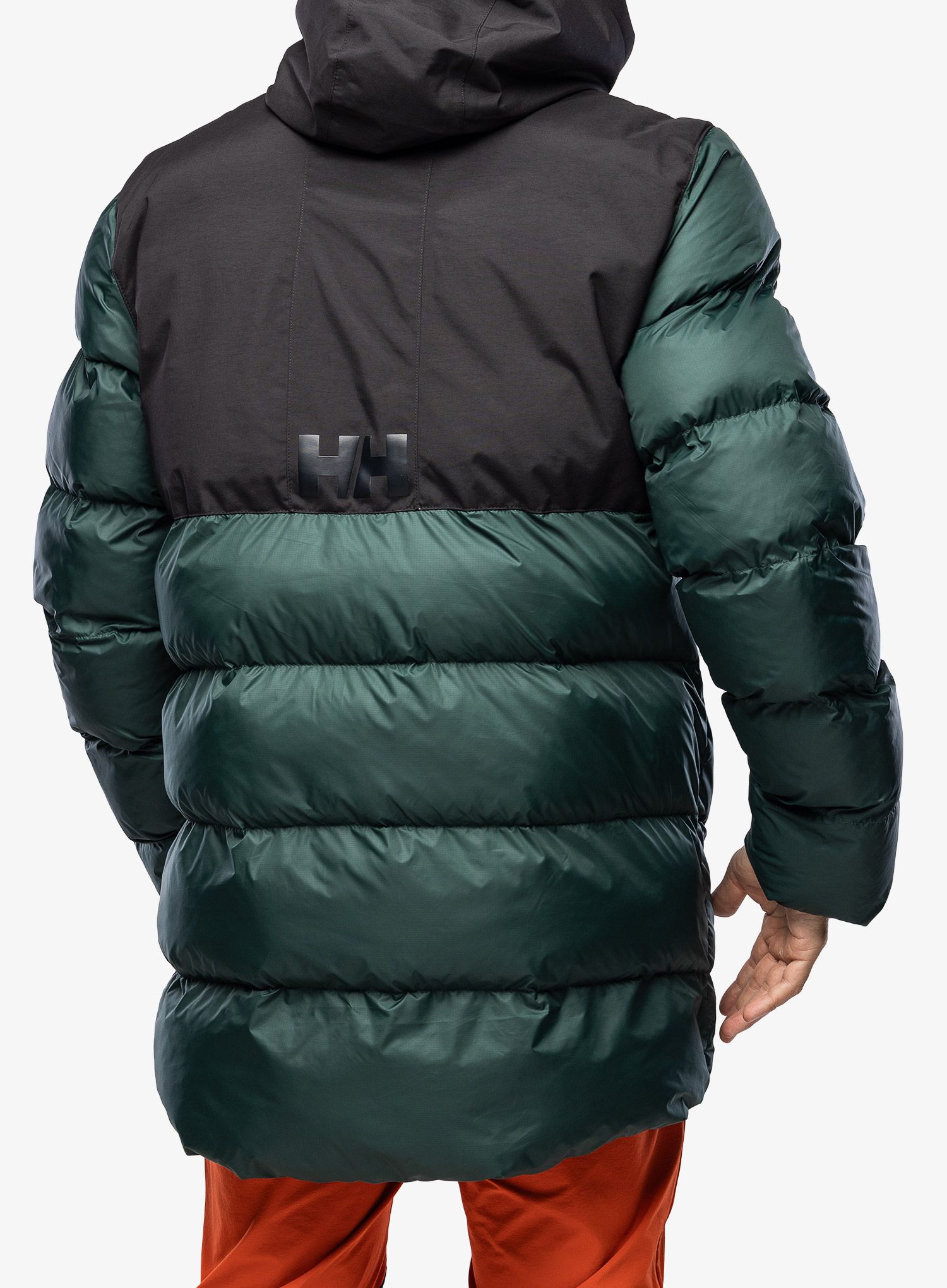 Jakna s postavom Helly Hansen Active Puffy Long Jacket - darkest spruce/black