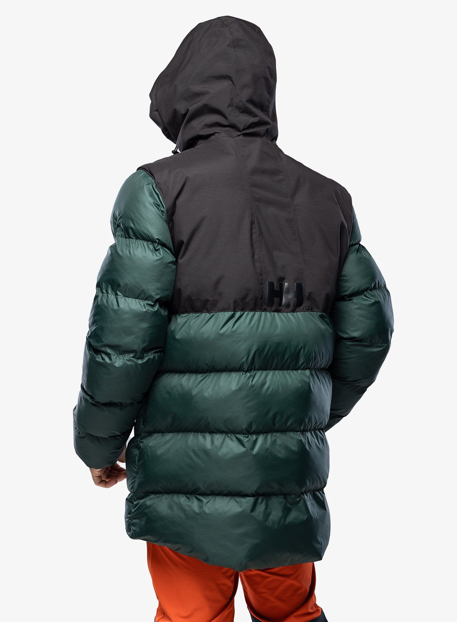 Jakna s postavom Helly Hansen Active Puffy Long Jacket - darkest spruce/black