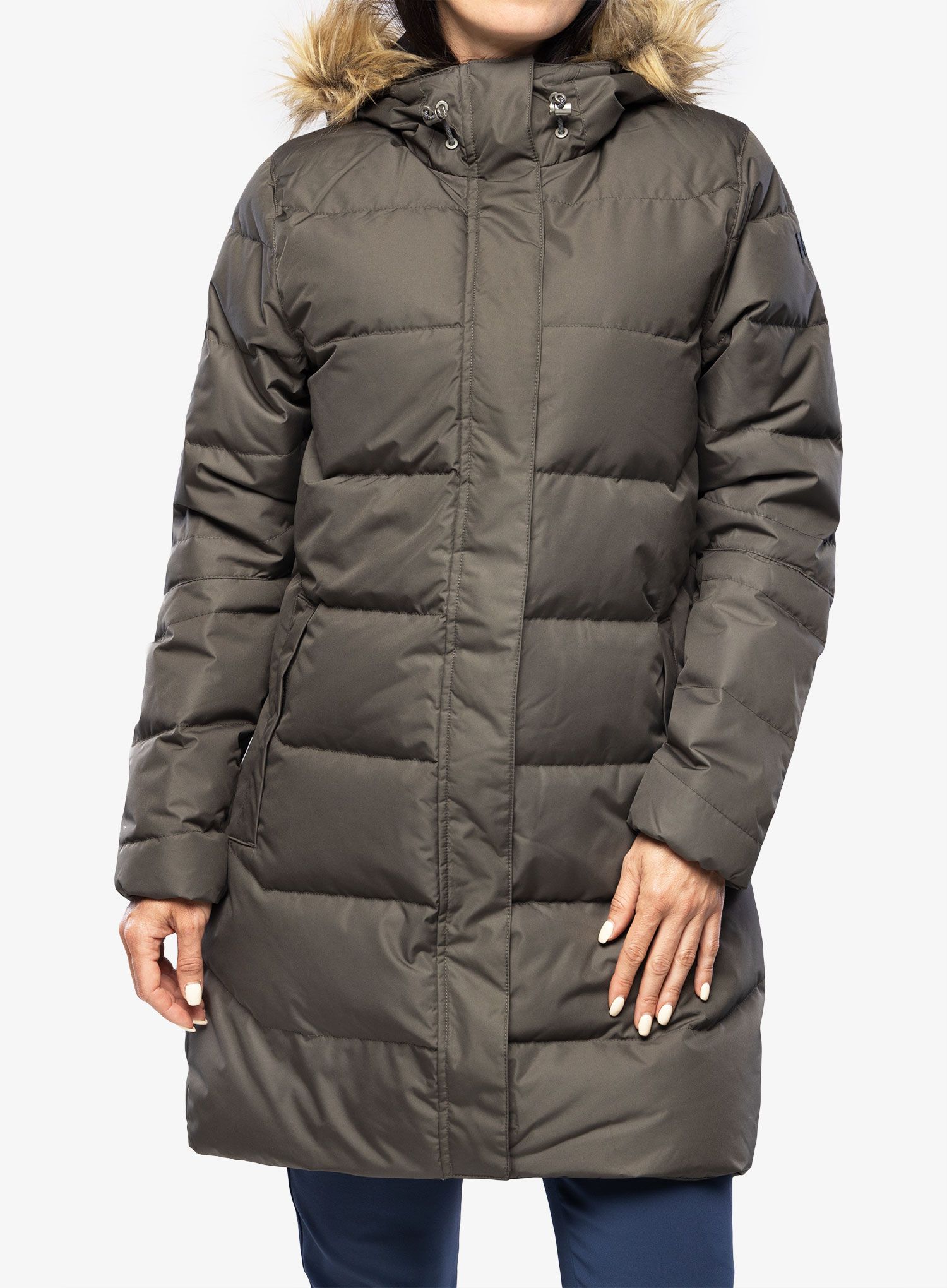 Ženski perjani kaput Helly Hansen Aden Down Parka - beluga