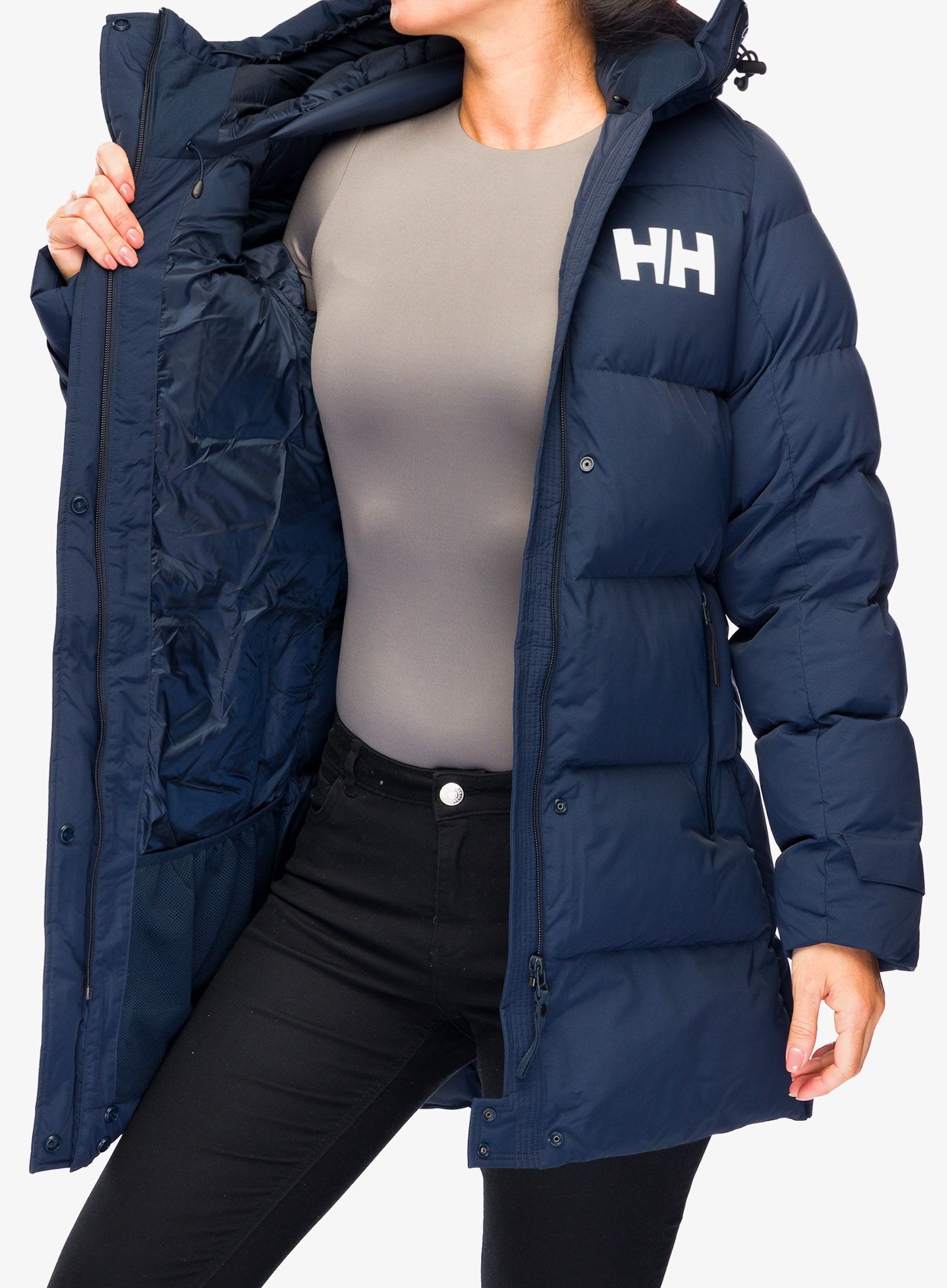Ženski kaput Helly Hansen Adore Puffy Parka - navy