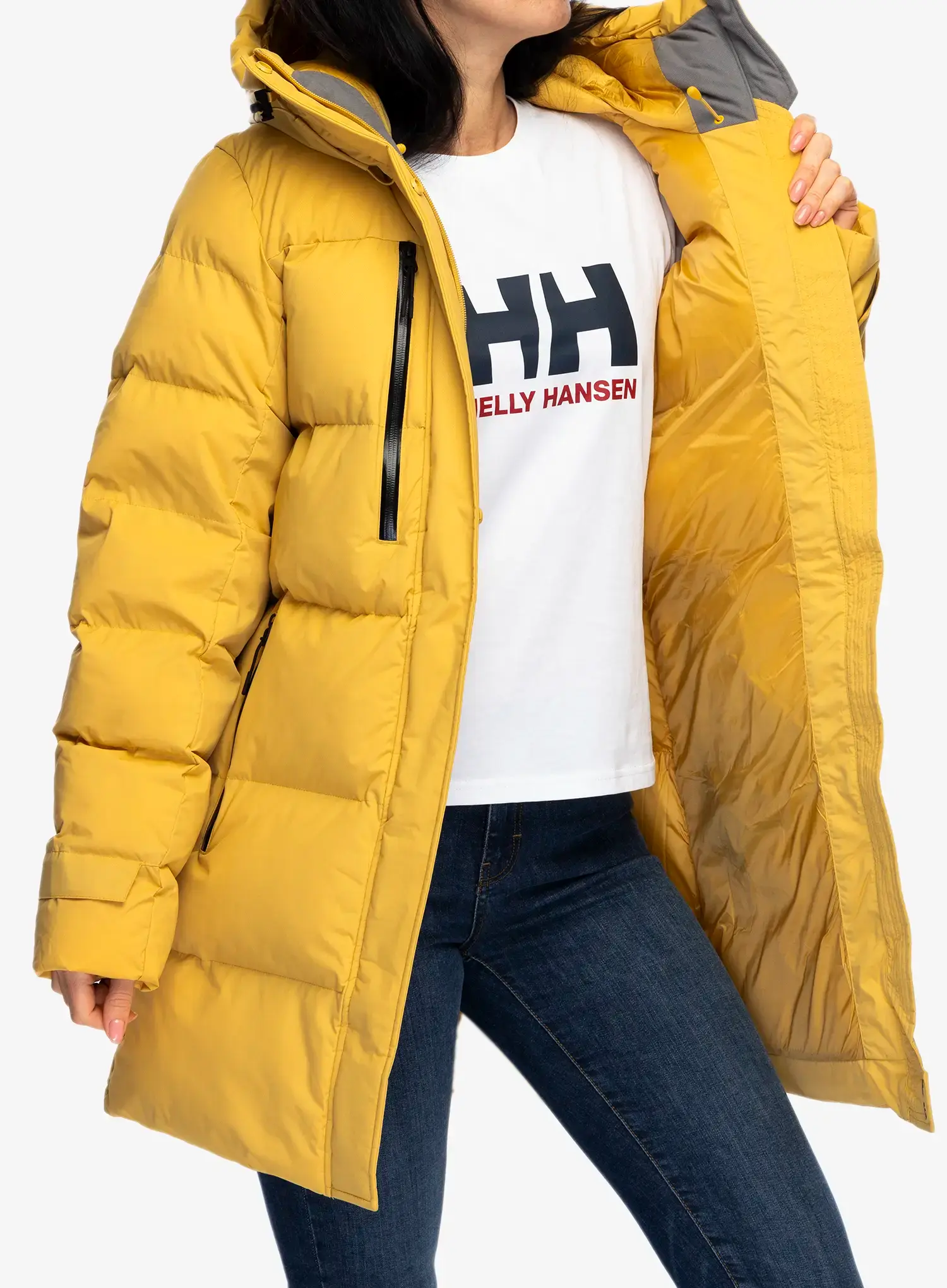 Ženski kaput Helly Hansen Adore Puffy Parka - sand