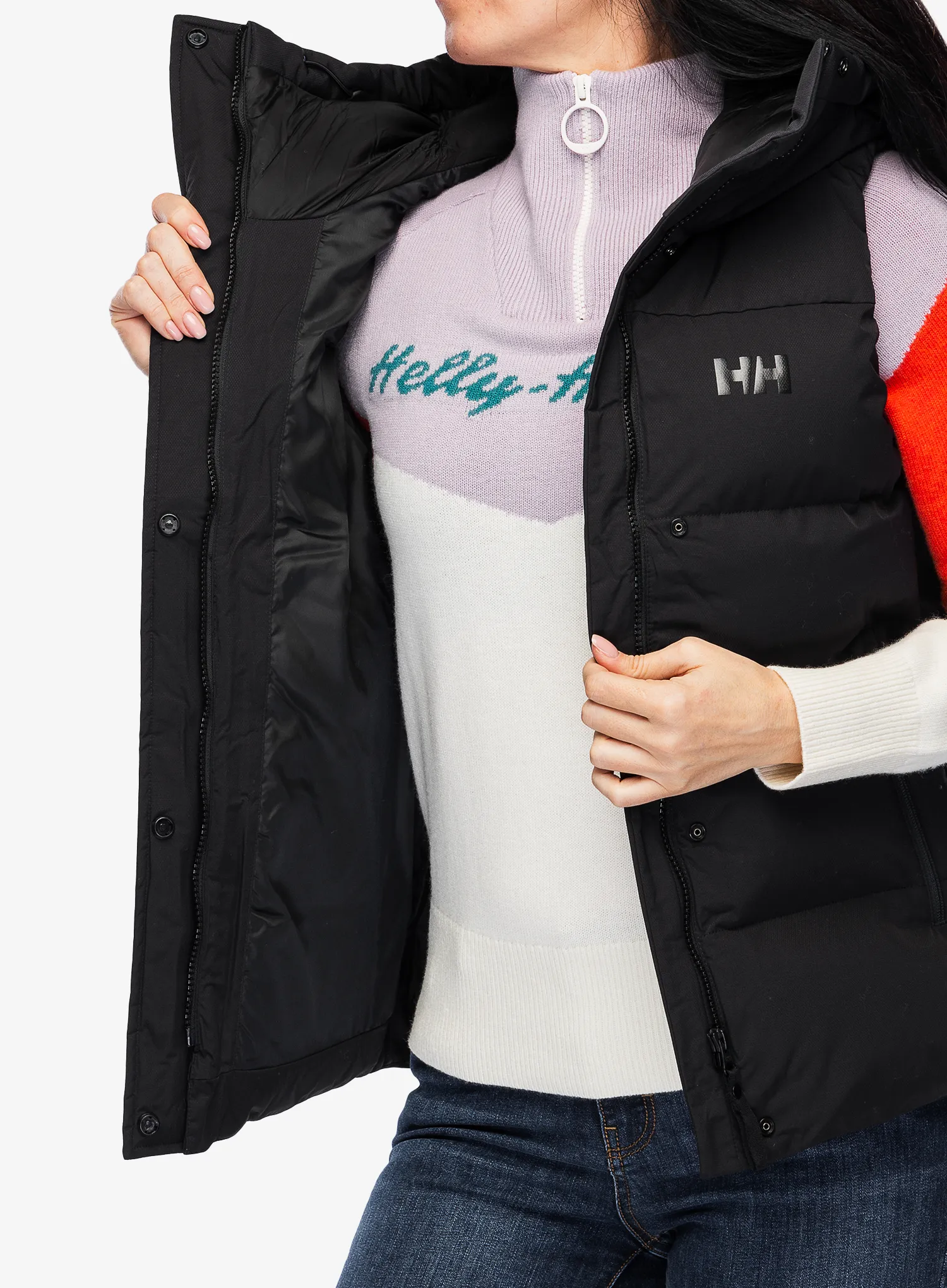 Ženski prsluk Helly Hansen Adore Puffy Vest - black