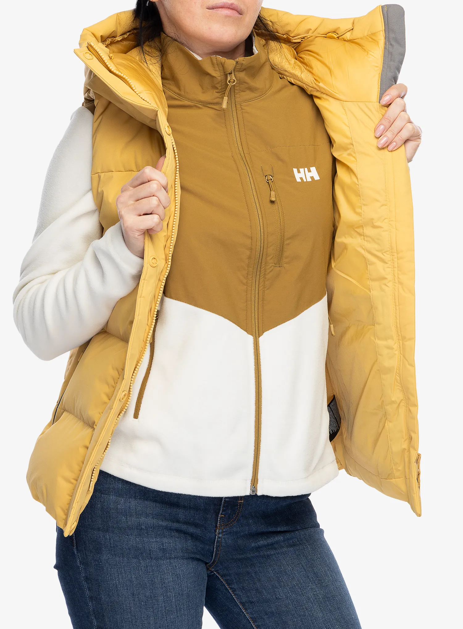 Ženski prsluk Helly Hansen Adore Puffy Vest - sand
