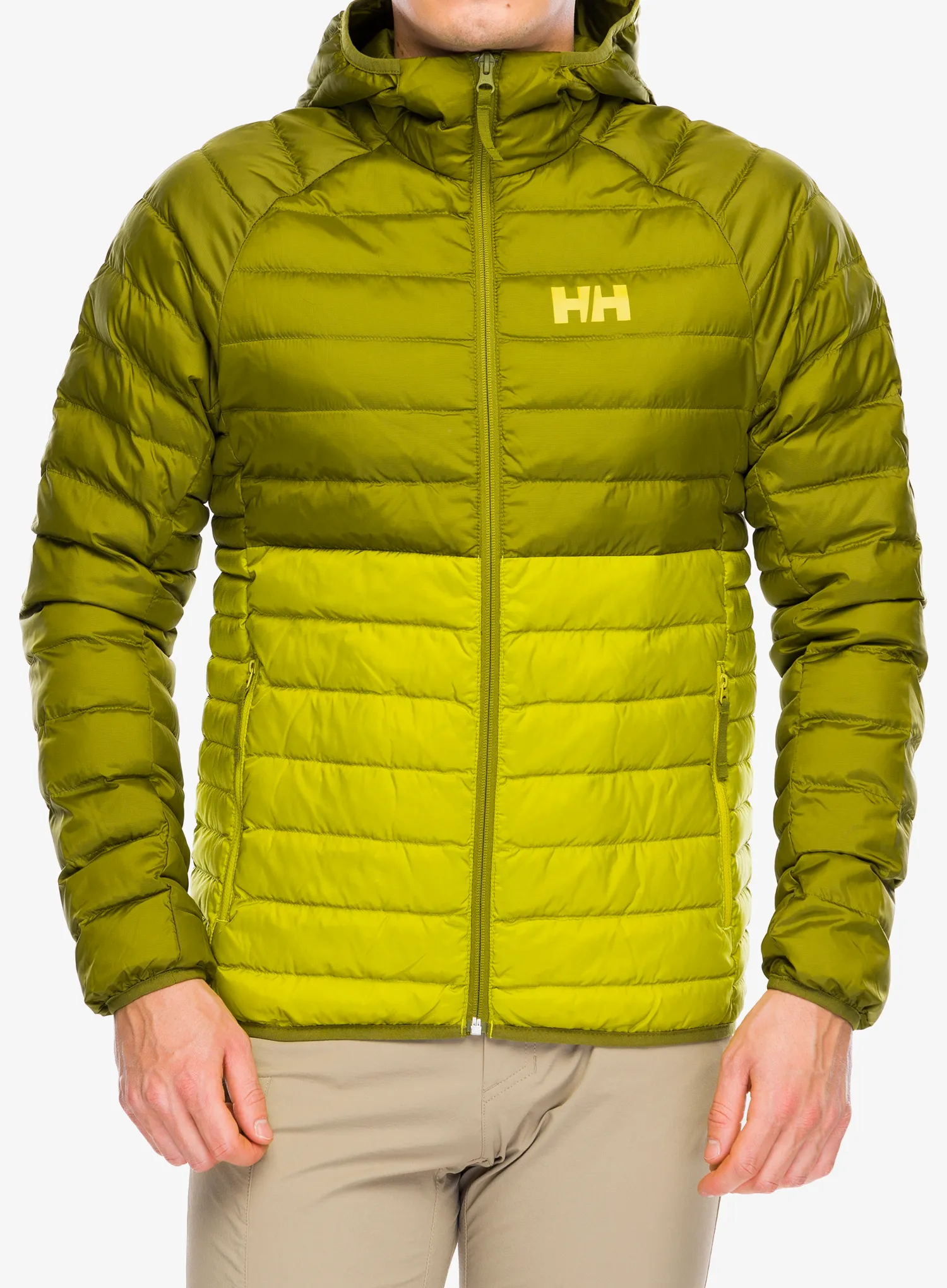 Jakna s postavom Helly Hansen Banff Hooded Insulator - neon moss/utility green