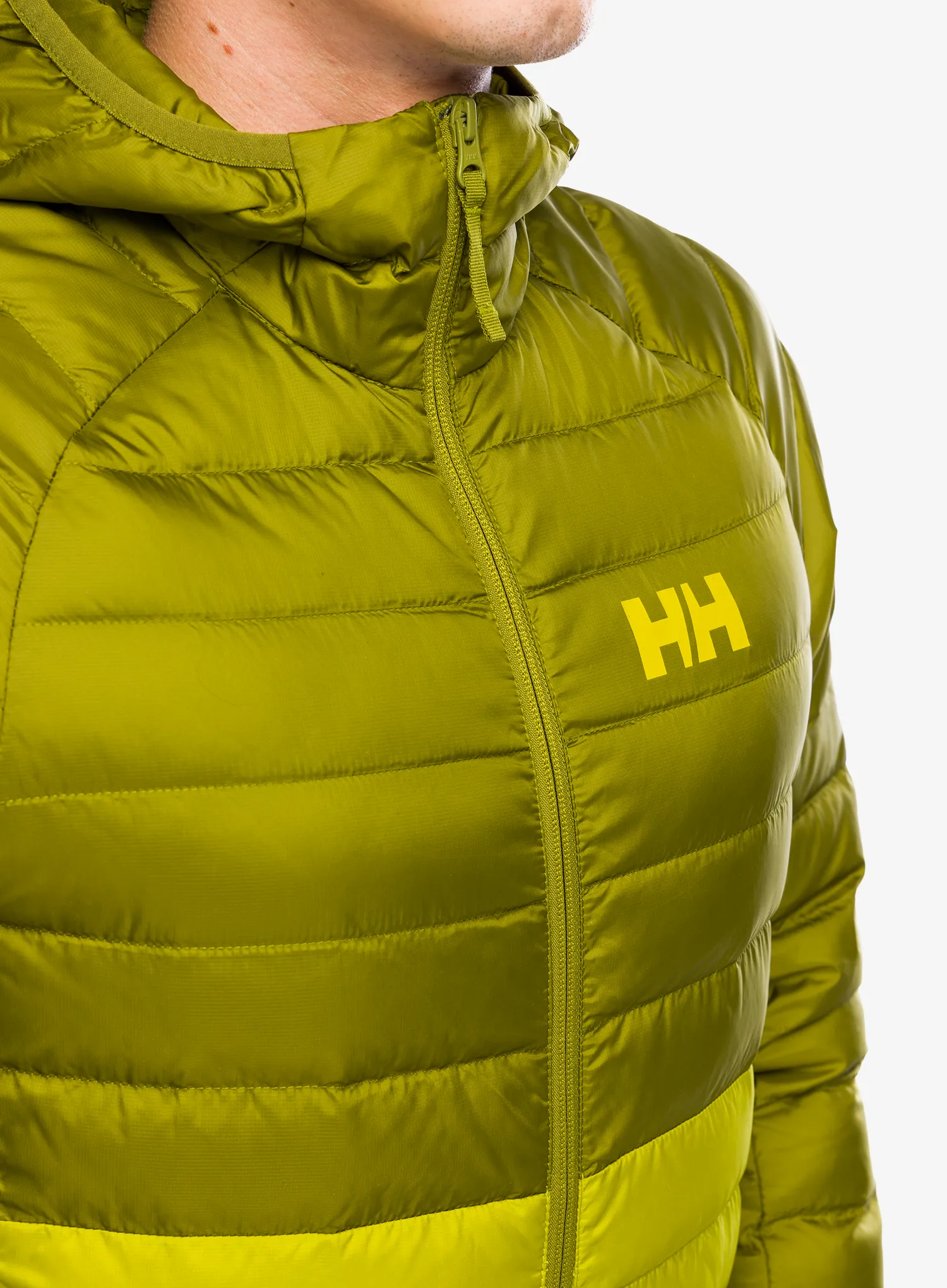 Jakna s postavom Helly Hansen Banff Hooded Insulator - neon moss/utility green