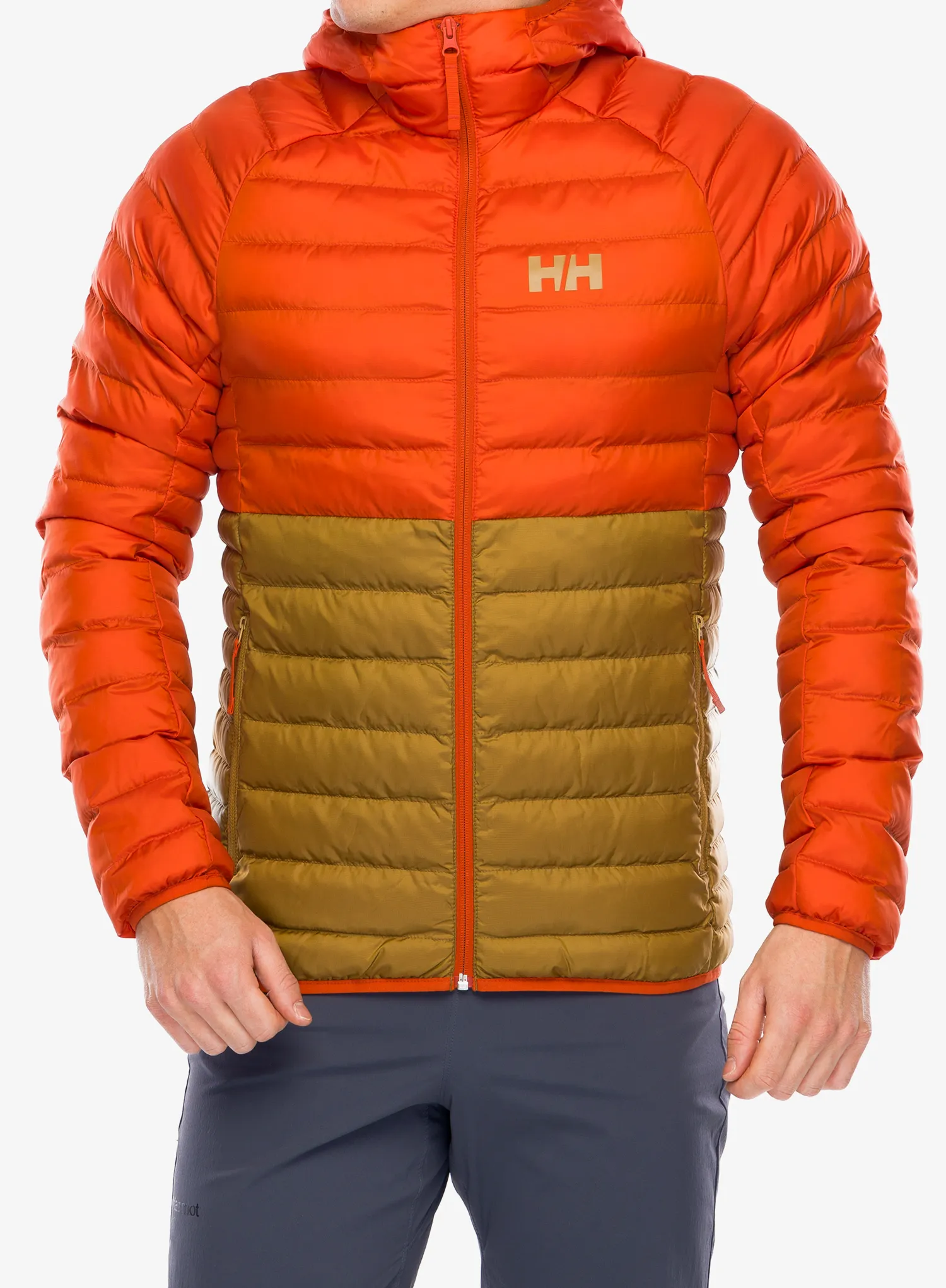 Jakna s postavom Helly Hansen Banff Hooded Insulator - patrol orange/lynx