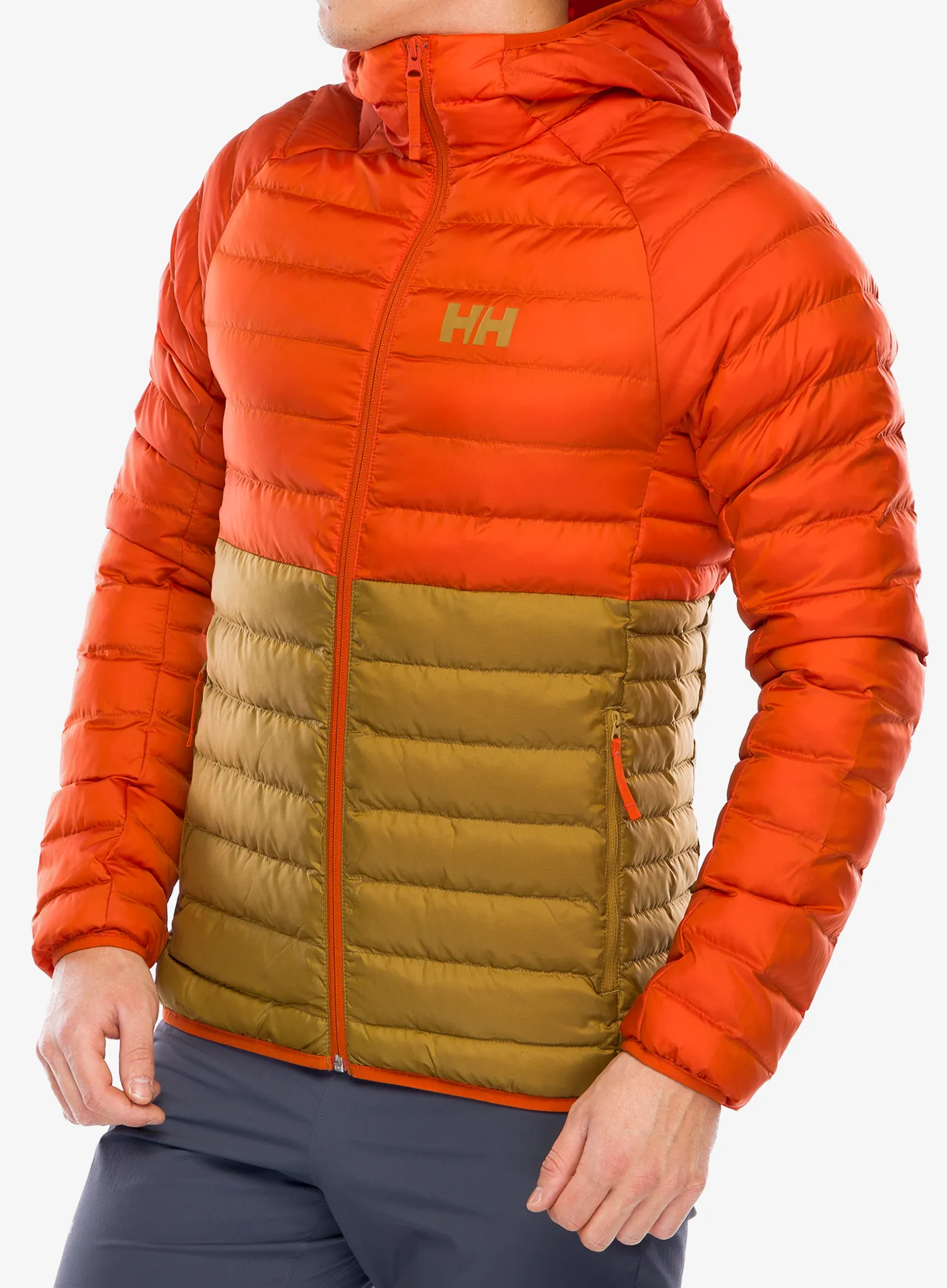 Jakna s postavom Helly Hansen Banff Hooded Insulator - patrol orange/lynx