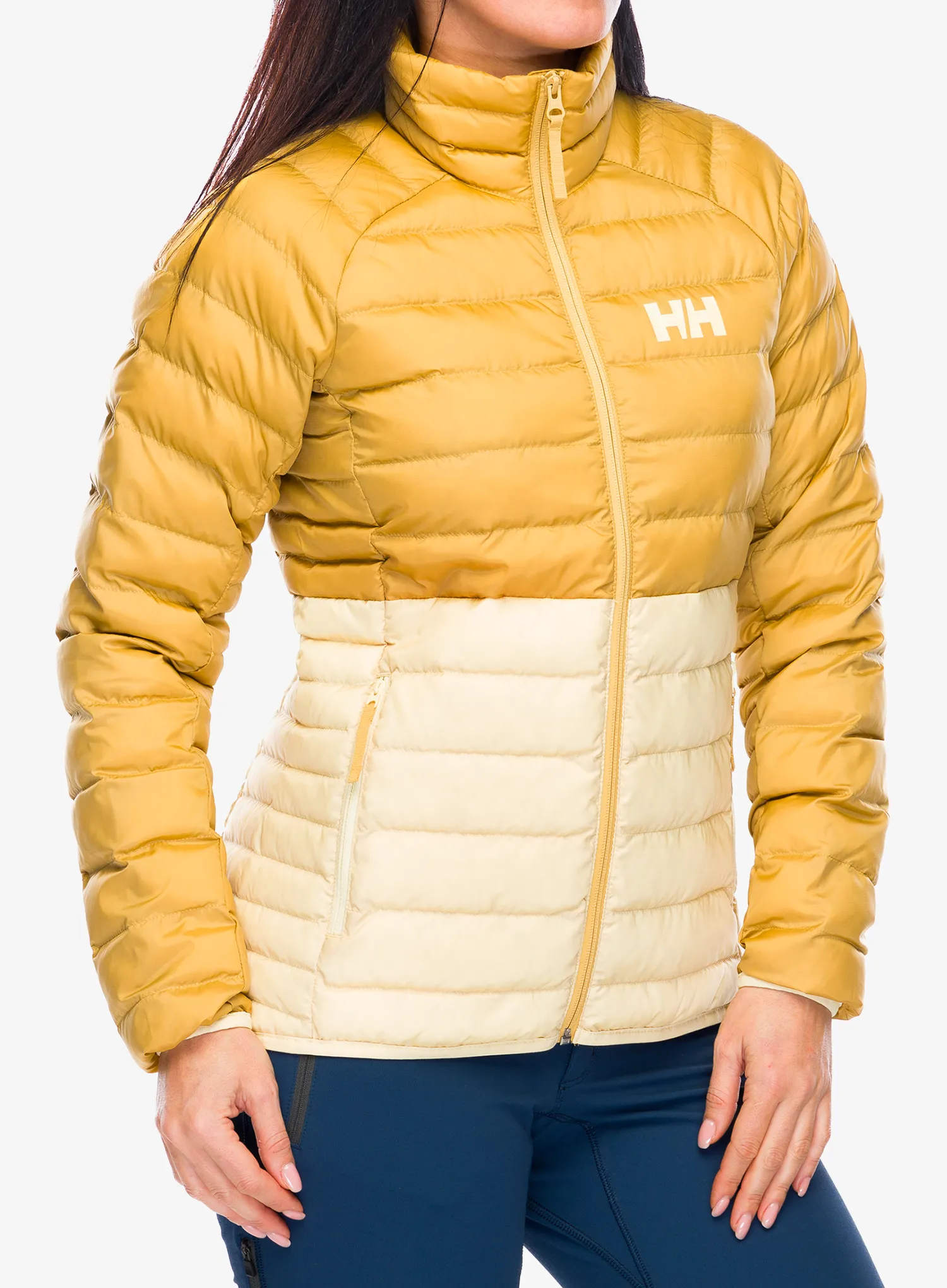Jakna s postavom ženska Helly Hansen Banff Insulator Jacket - yellow cream/sand