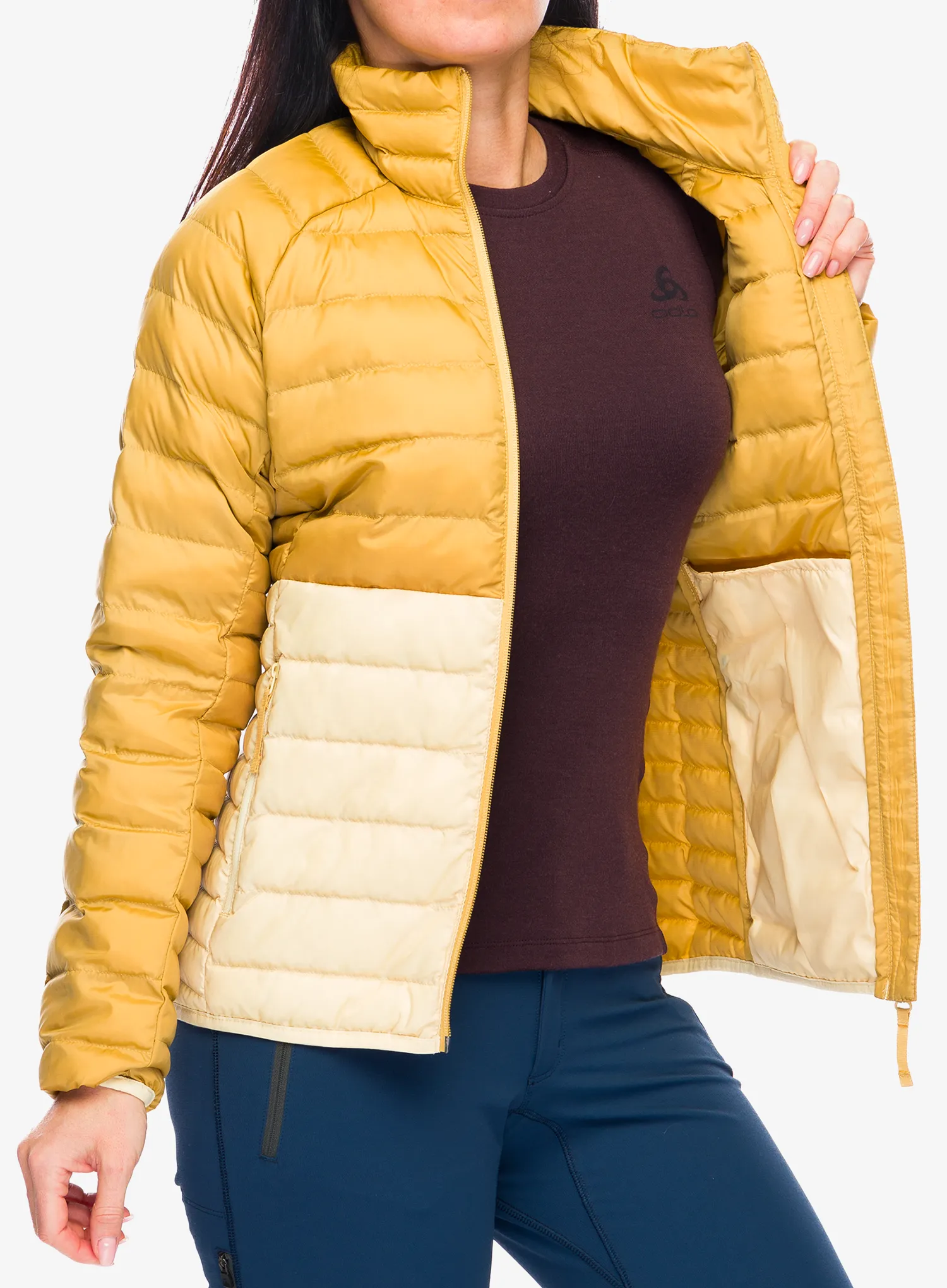 Jakna s postavom ženska Helly Hansen Banff Insulator Jacket - yellow cream/sand