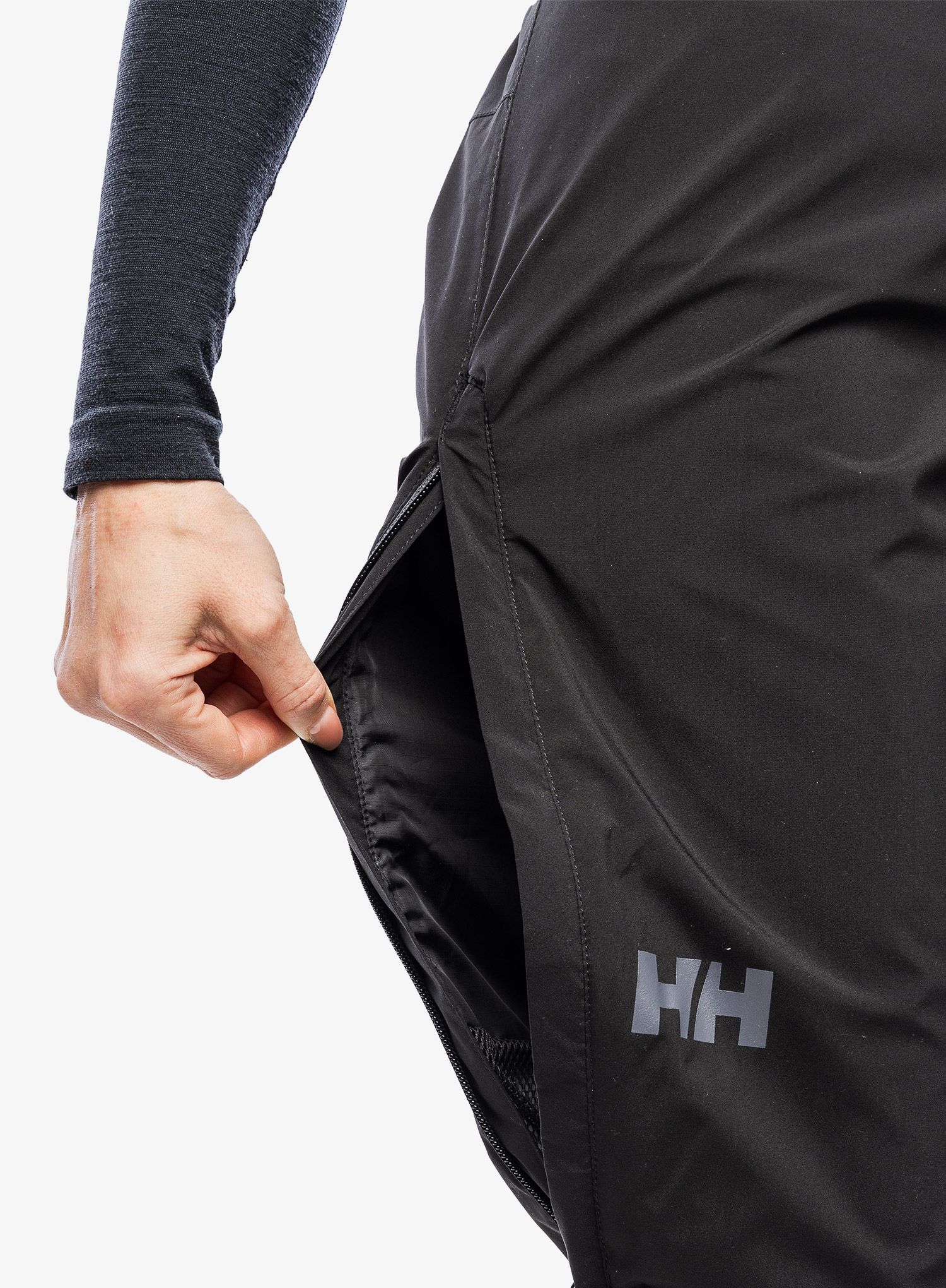 Ženske kišne hlače Helly Hansen Blaze 2L Shell Pant - black/black gum