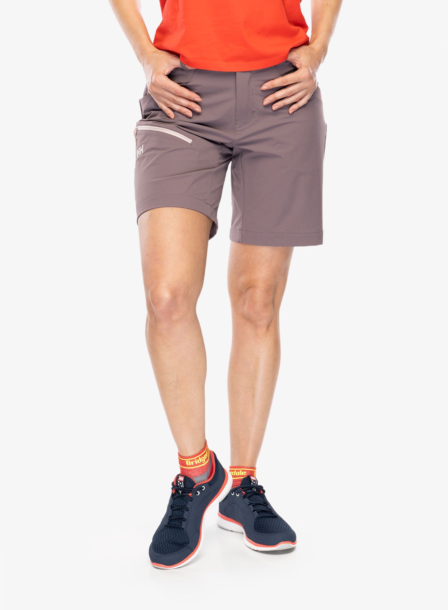 Ženske planinarske kratke hlače Helly Hansen Blaze Softshell Shorts - sparrow grey