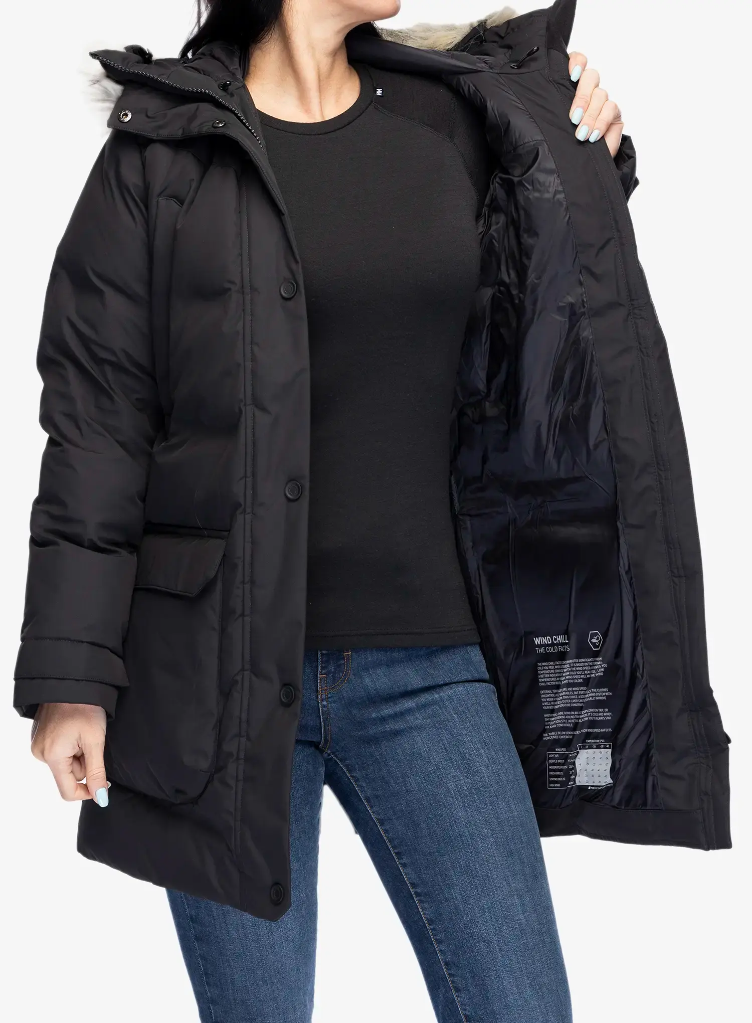 Ženski perjani kaput Helly Hansen Bouvet Down Parka - black