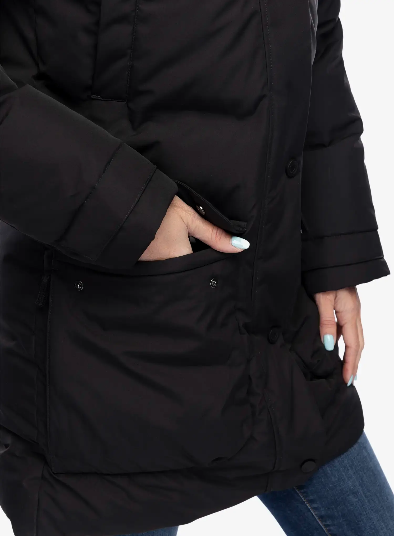 Ženski perjani kaput Helly Hansen Bouvet Down Parka - black
