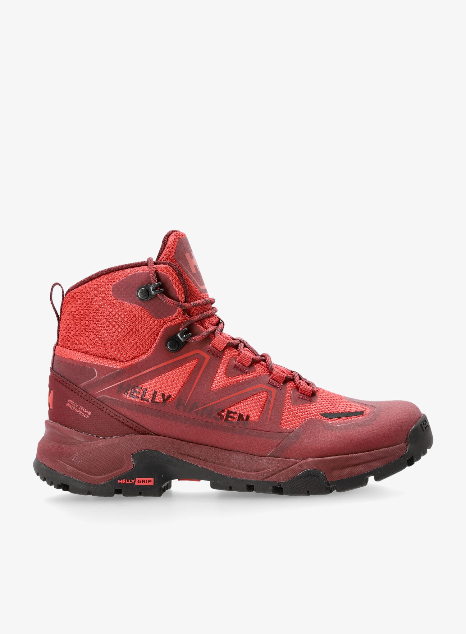 Visoke ženske planinarske cipele Helly Hansen Cascade Mid HT - hickory/poppy red